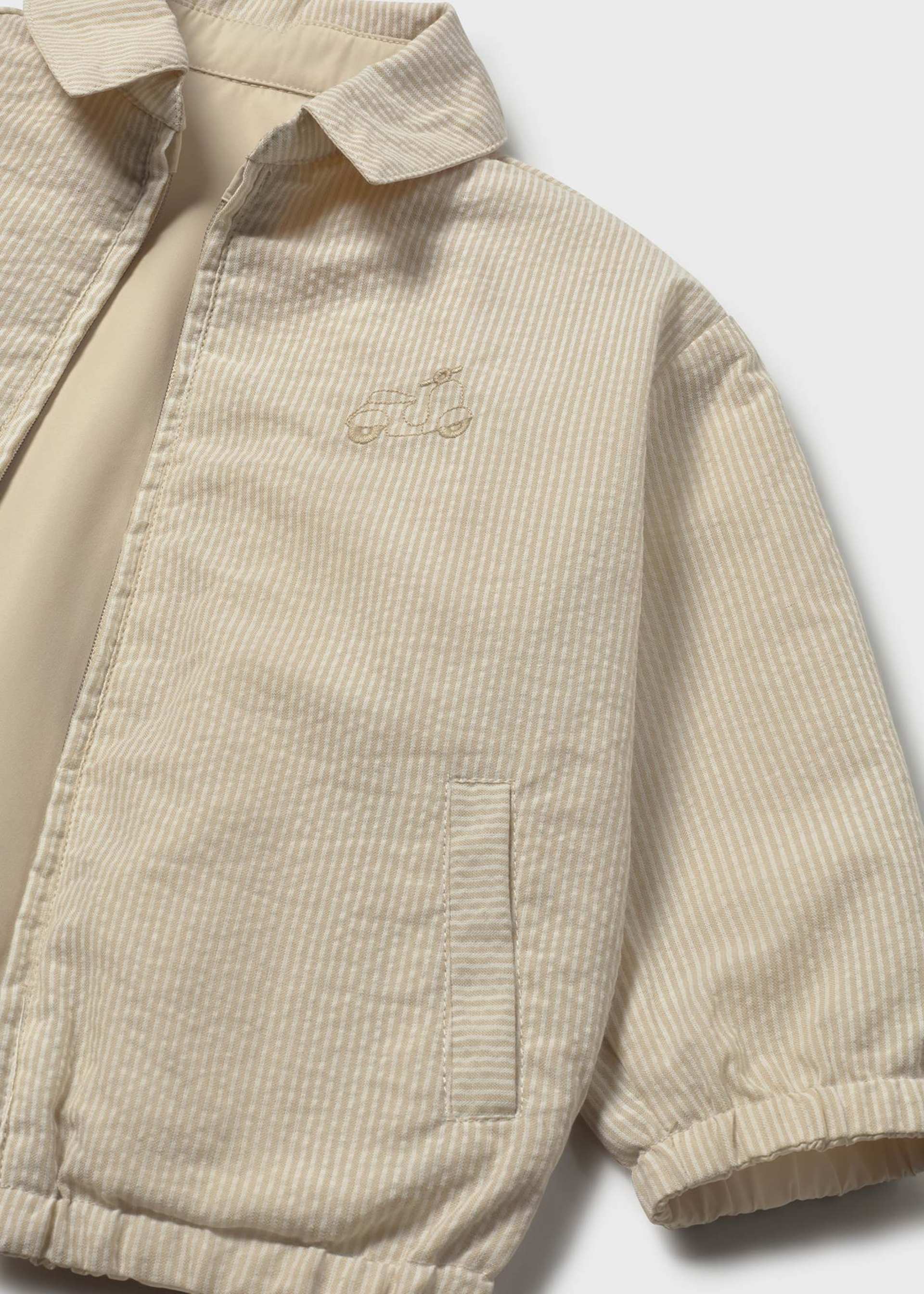 Parka reversível elegante bebé