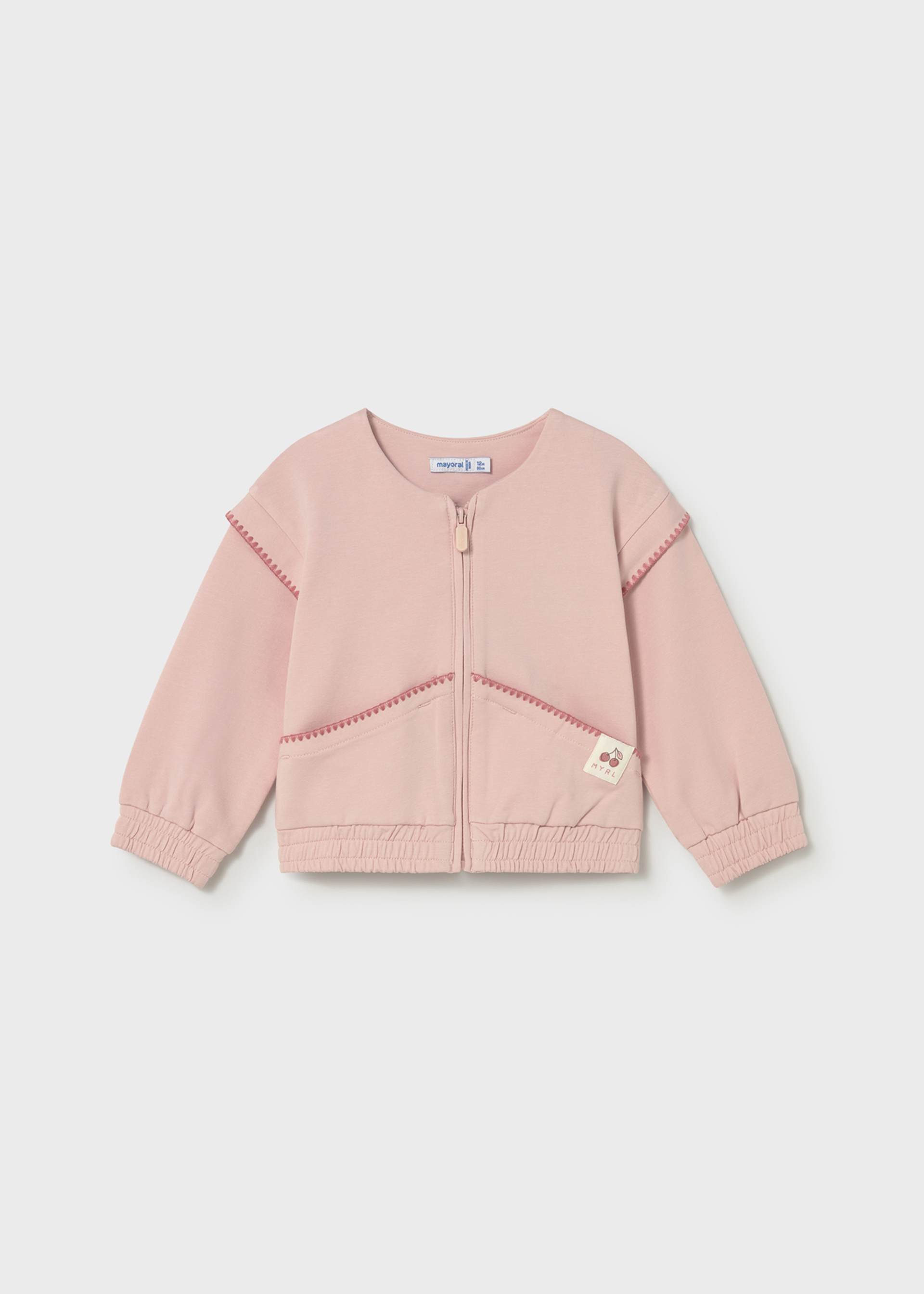 Sudadera con cremallera bebé