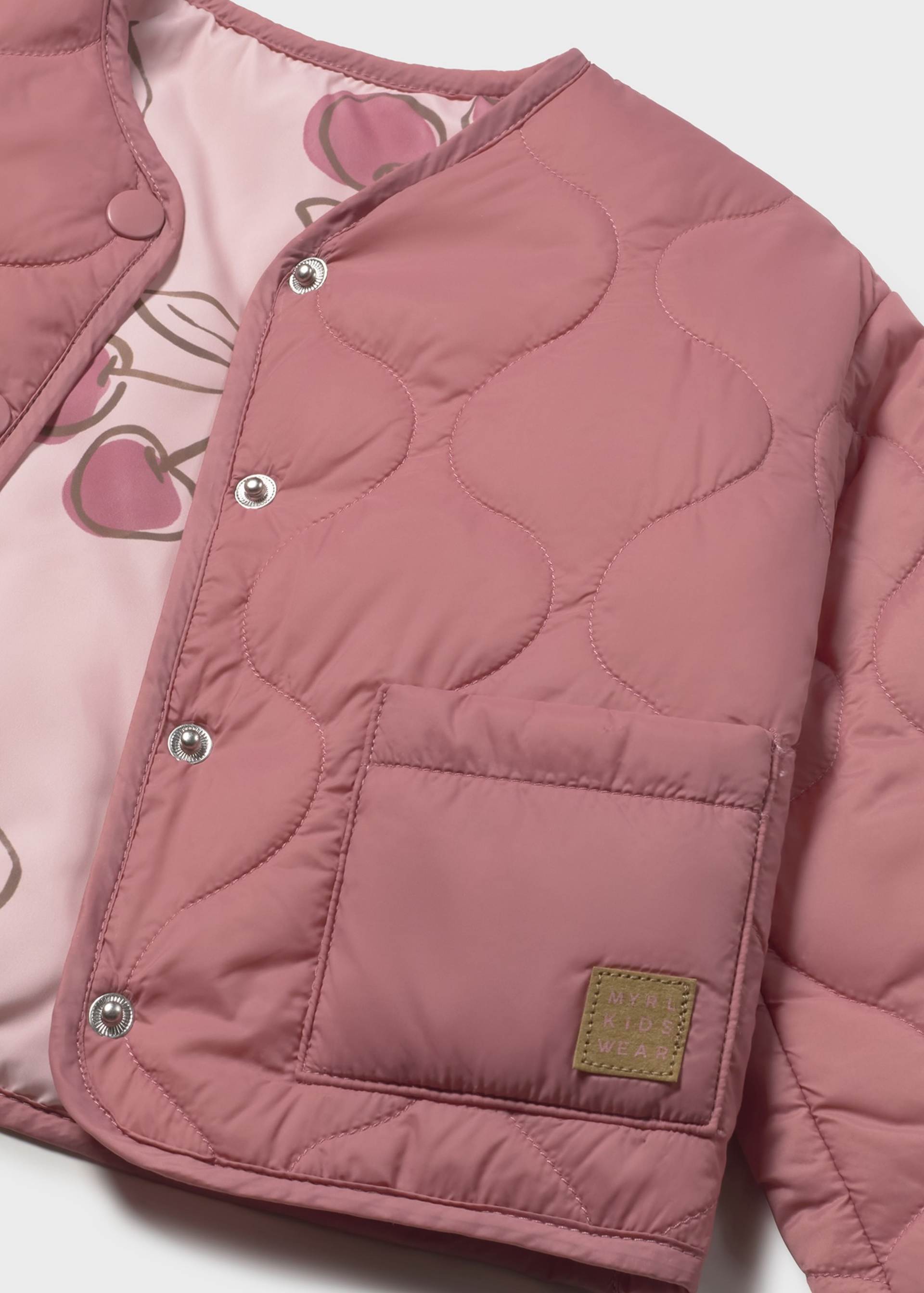 Parka acolchoada reversível bebé