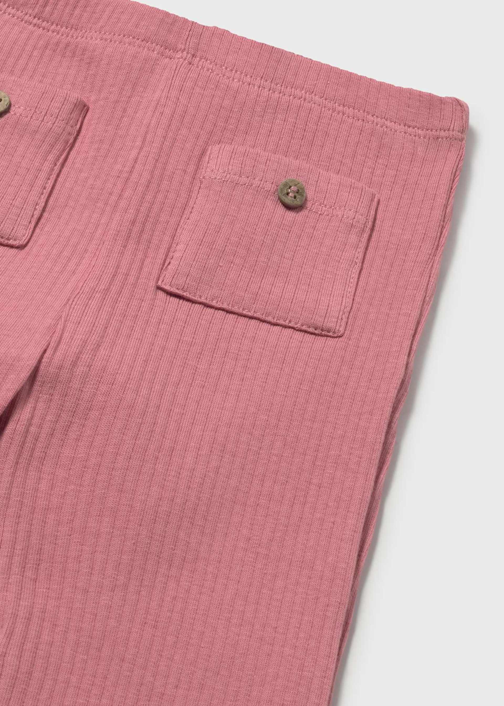 Leggings flared caneladas bebé