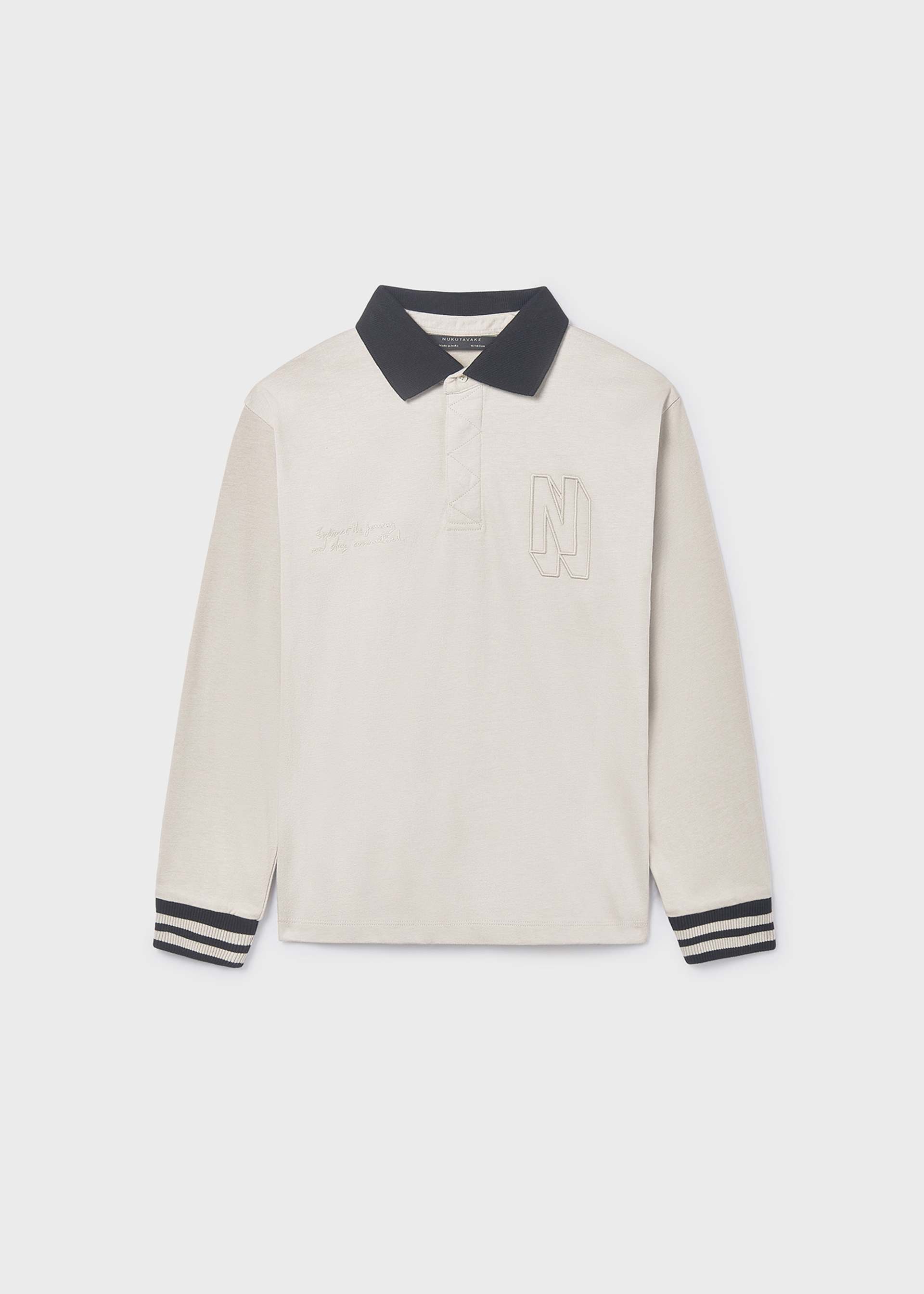 Poloshirt Kontraste Teenager Jungen