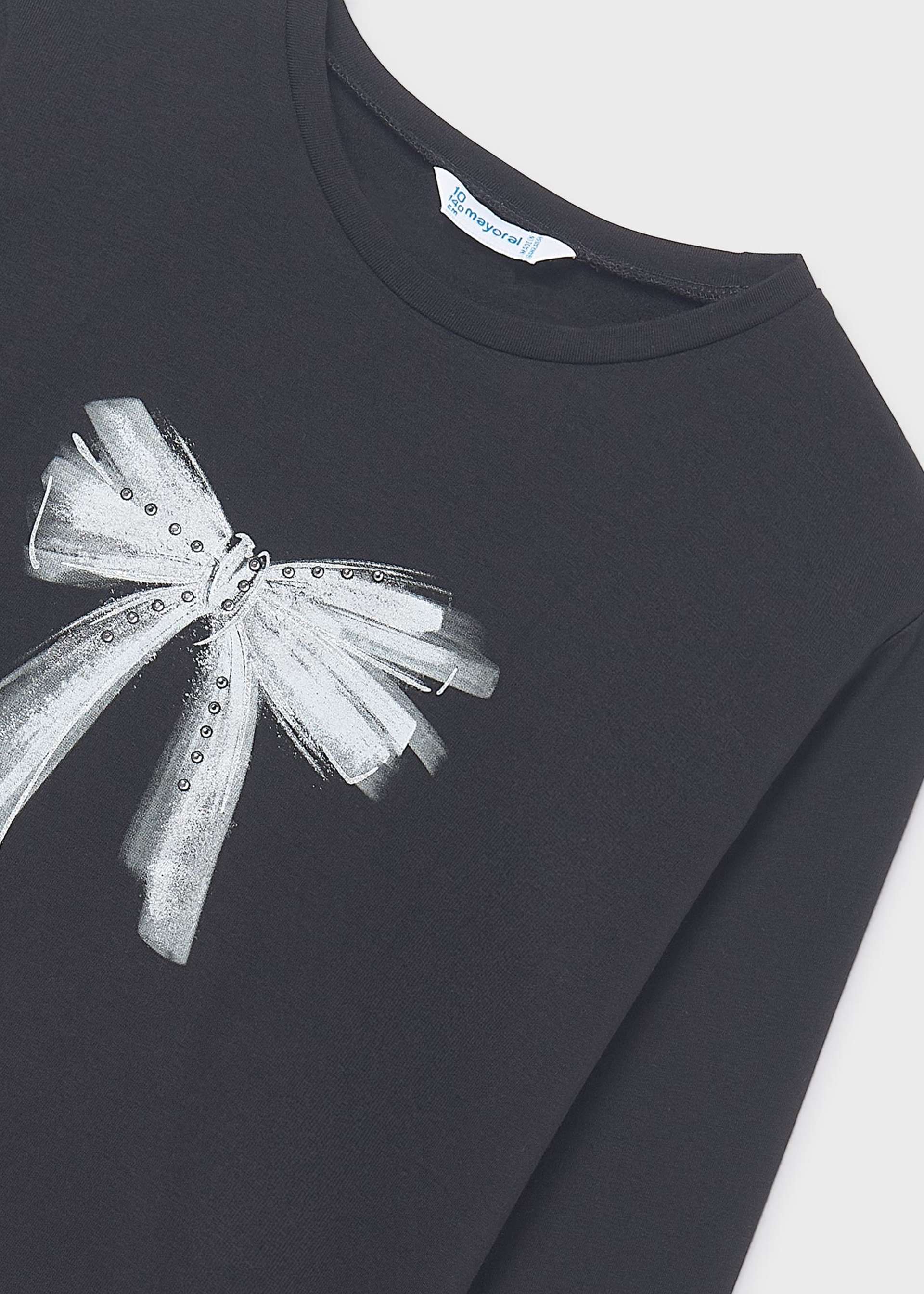 Shirt basic Text Teenager Mädchen