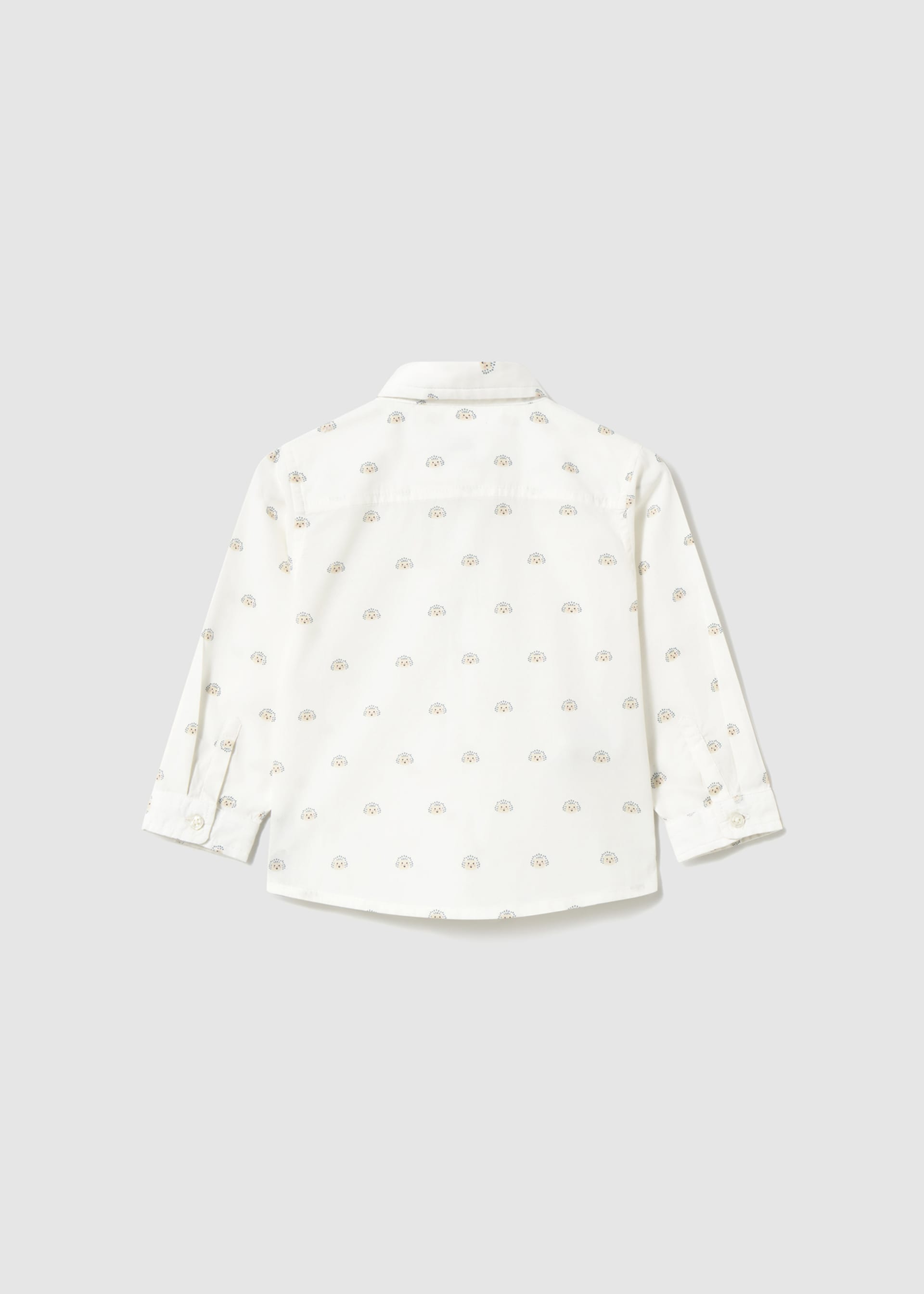 Baby print poplin shirt