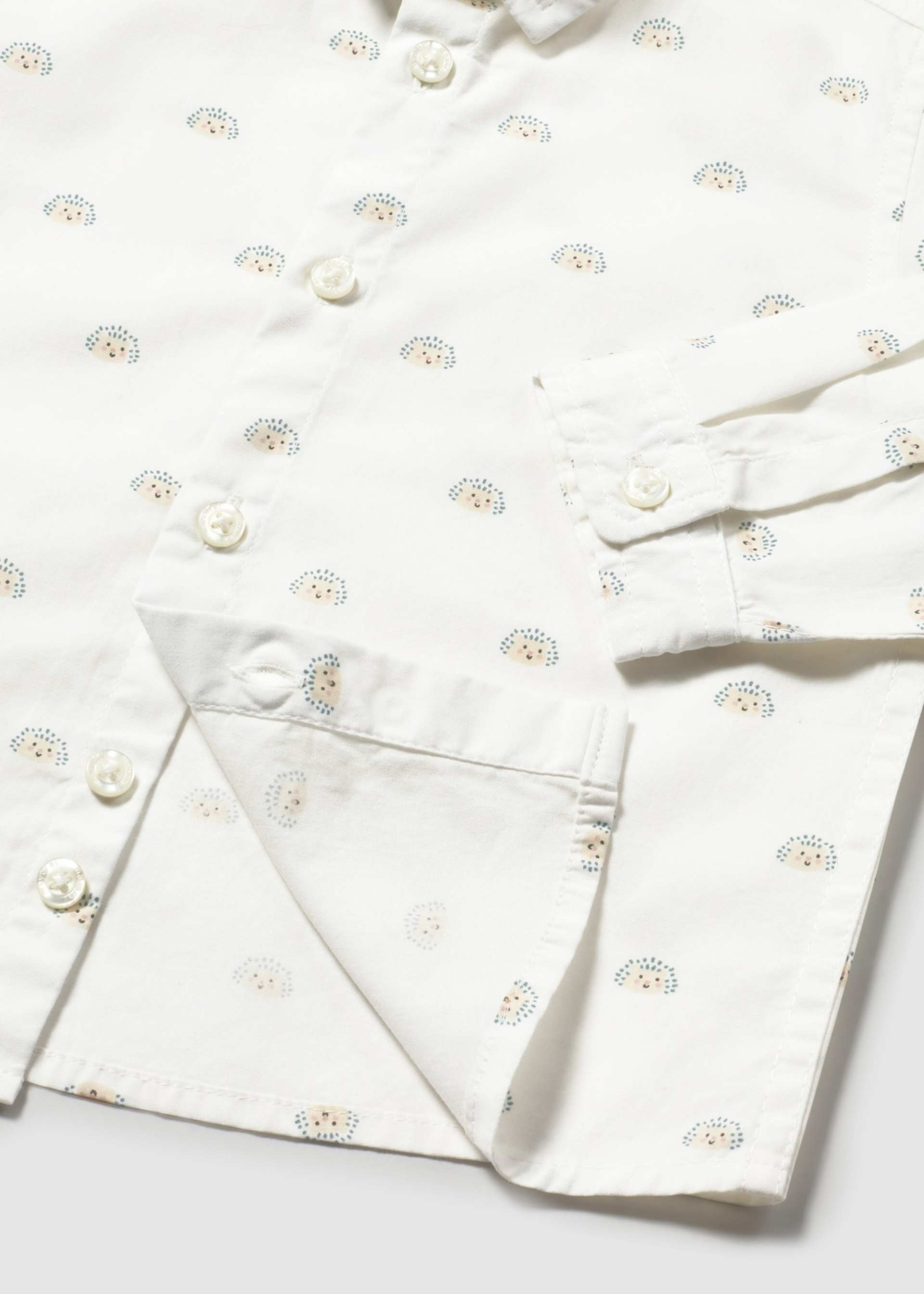 Baby print poplin shirt