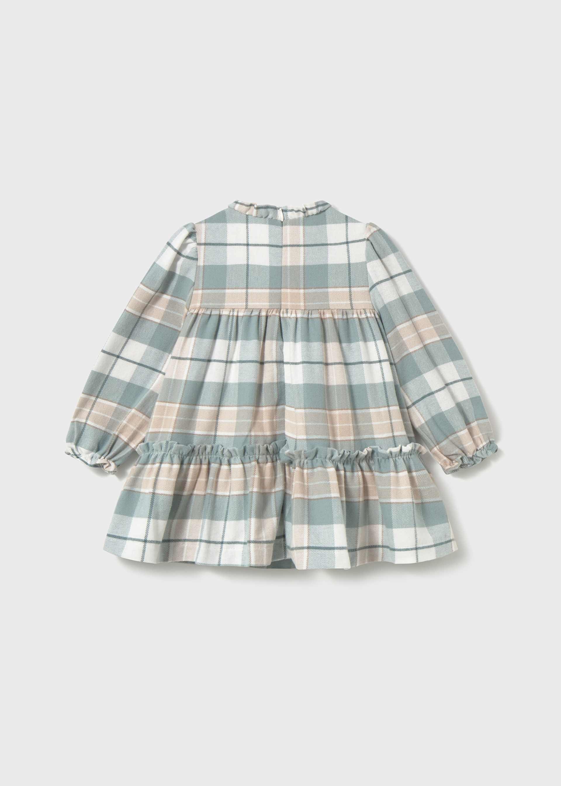 Vestido fluido cuadros bebé