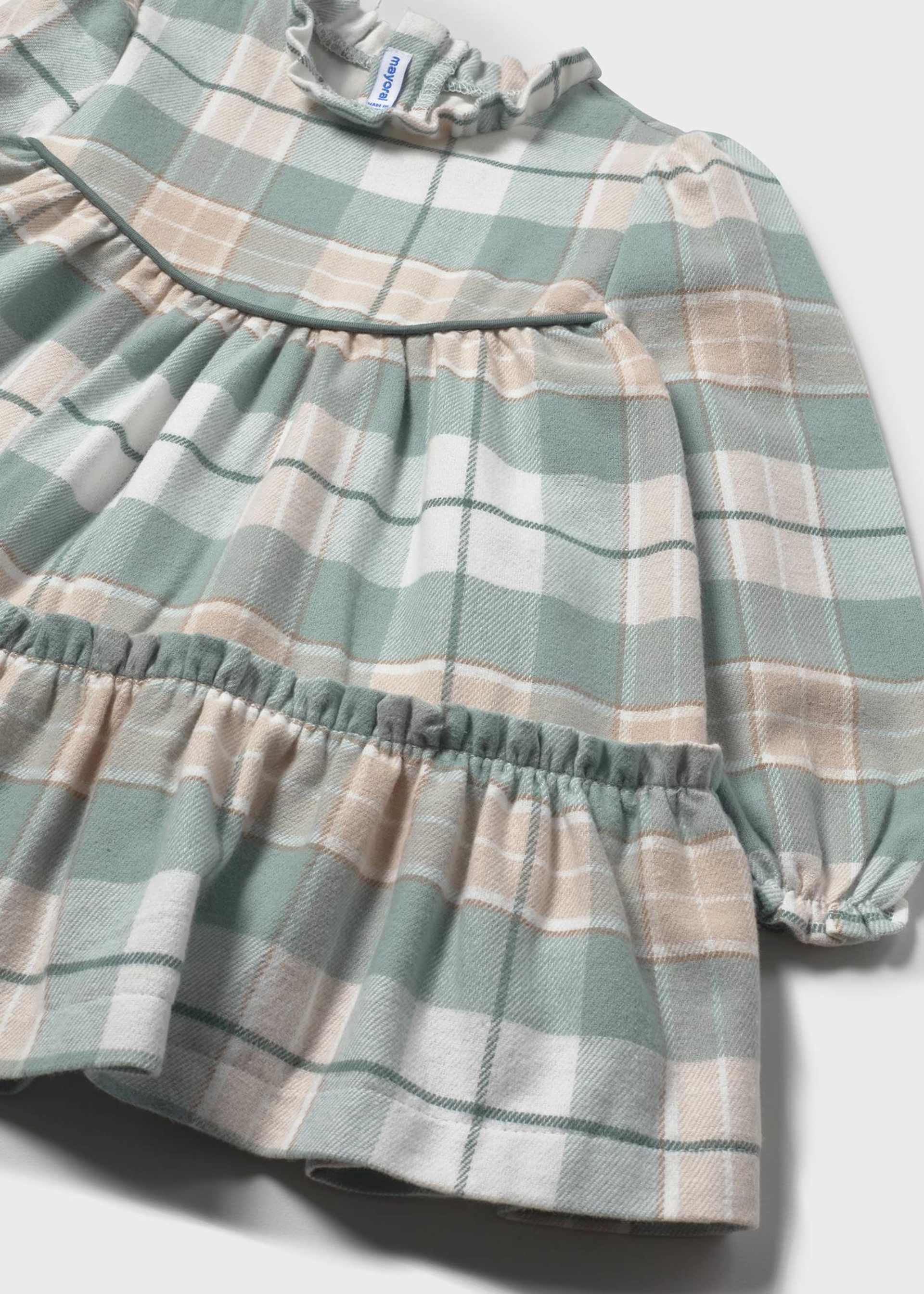 Robe à carreaux fluide bébé