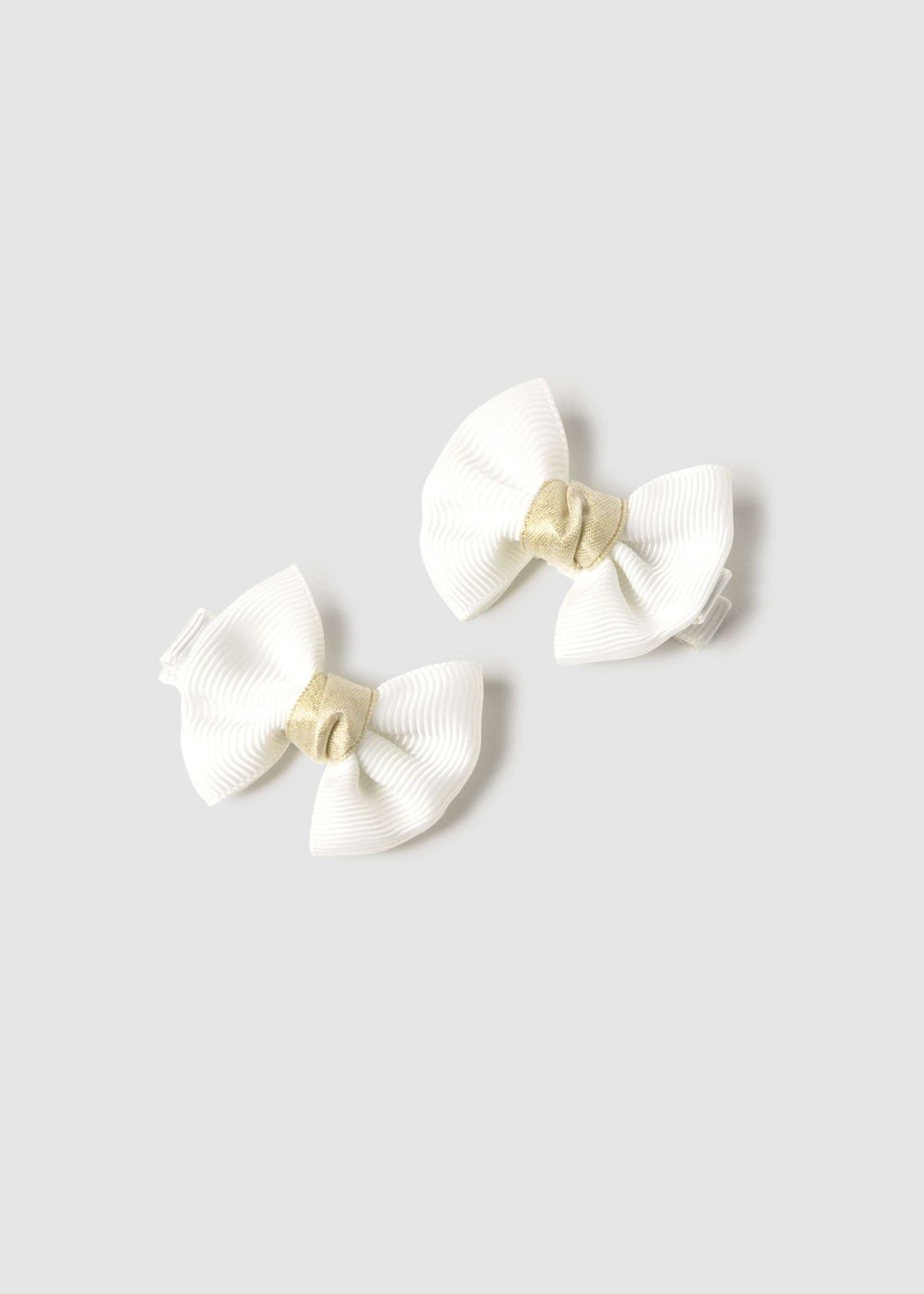 Lot 2 pinces nœud bébé