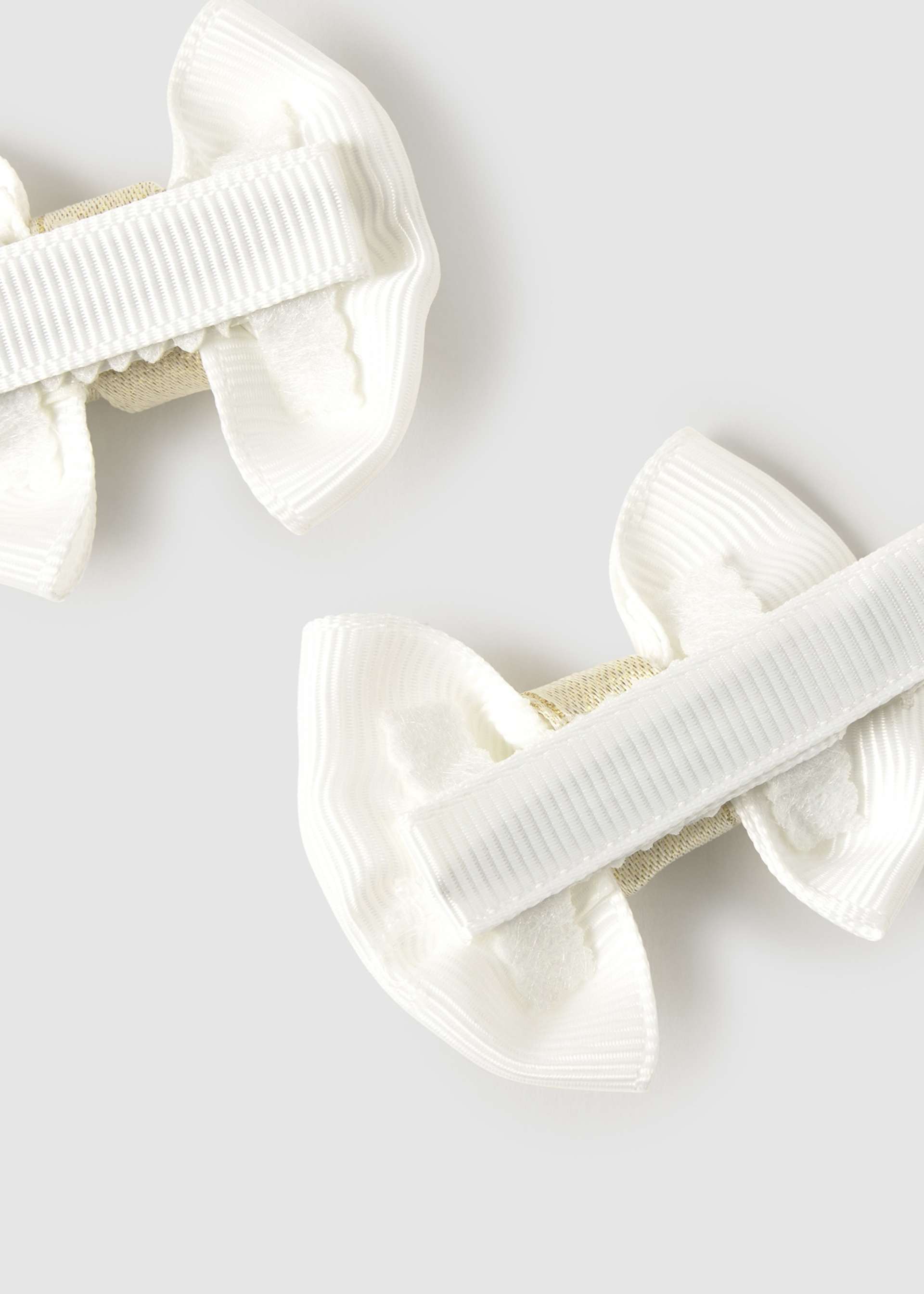 Lot 2 pinces nœud bébé