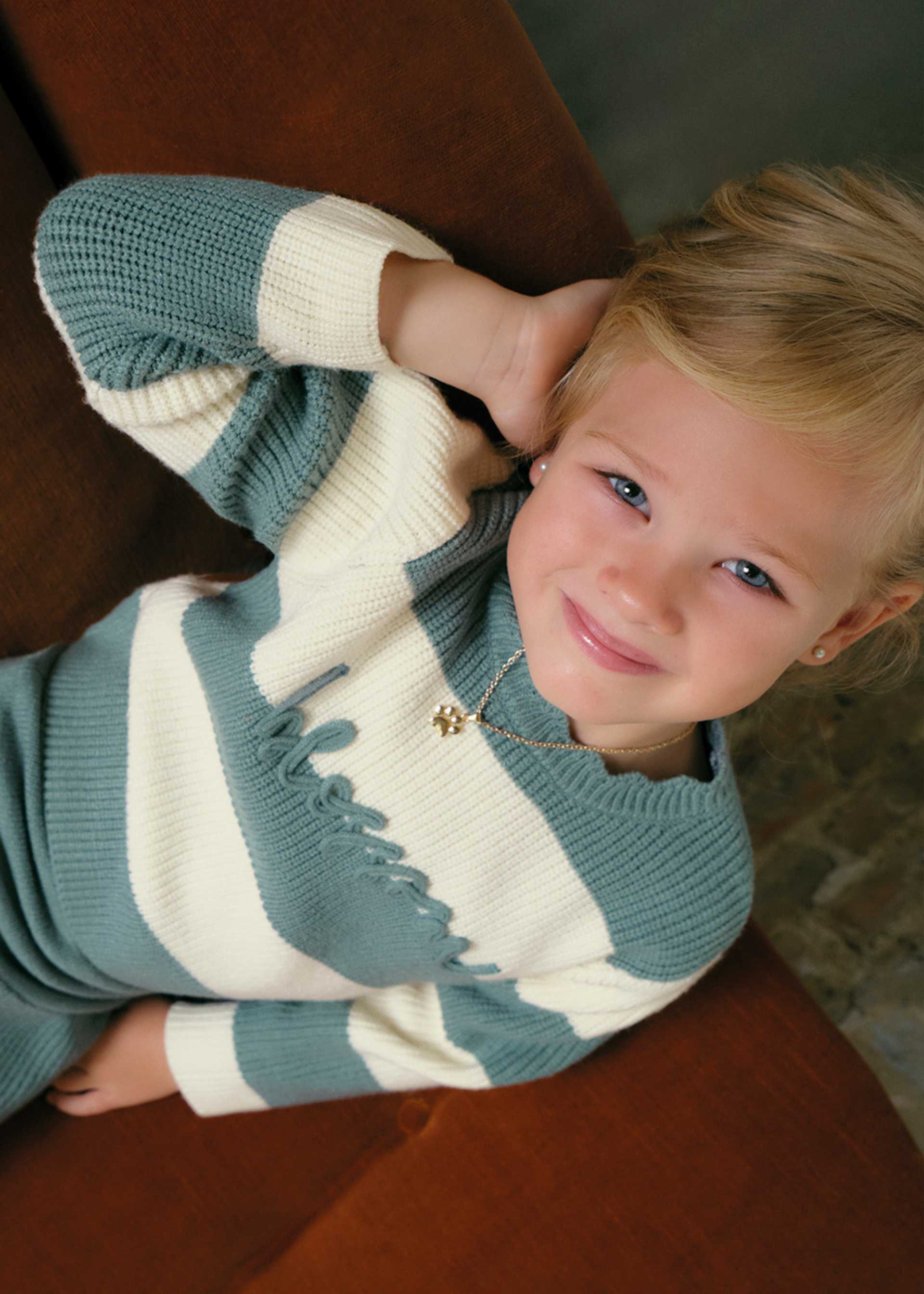 Pullover Kragendetail Mädchen