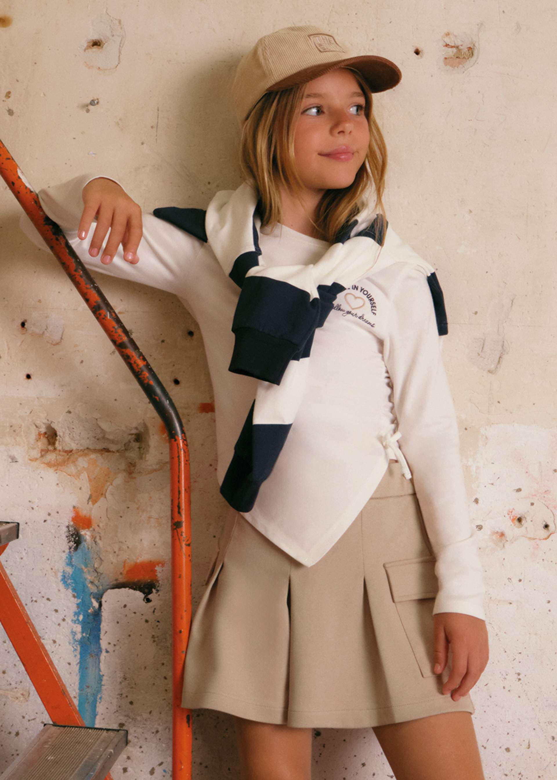 Falda pantalón cargo chica