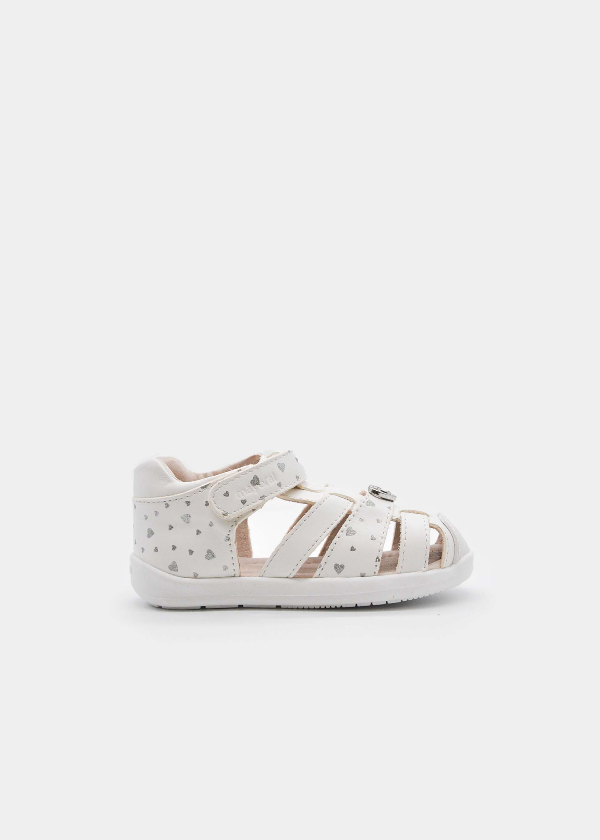 Baby leather jelly sandals