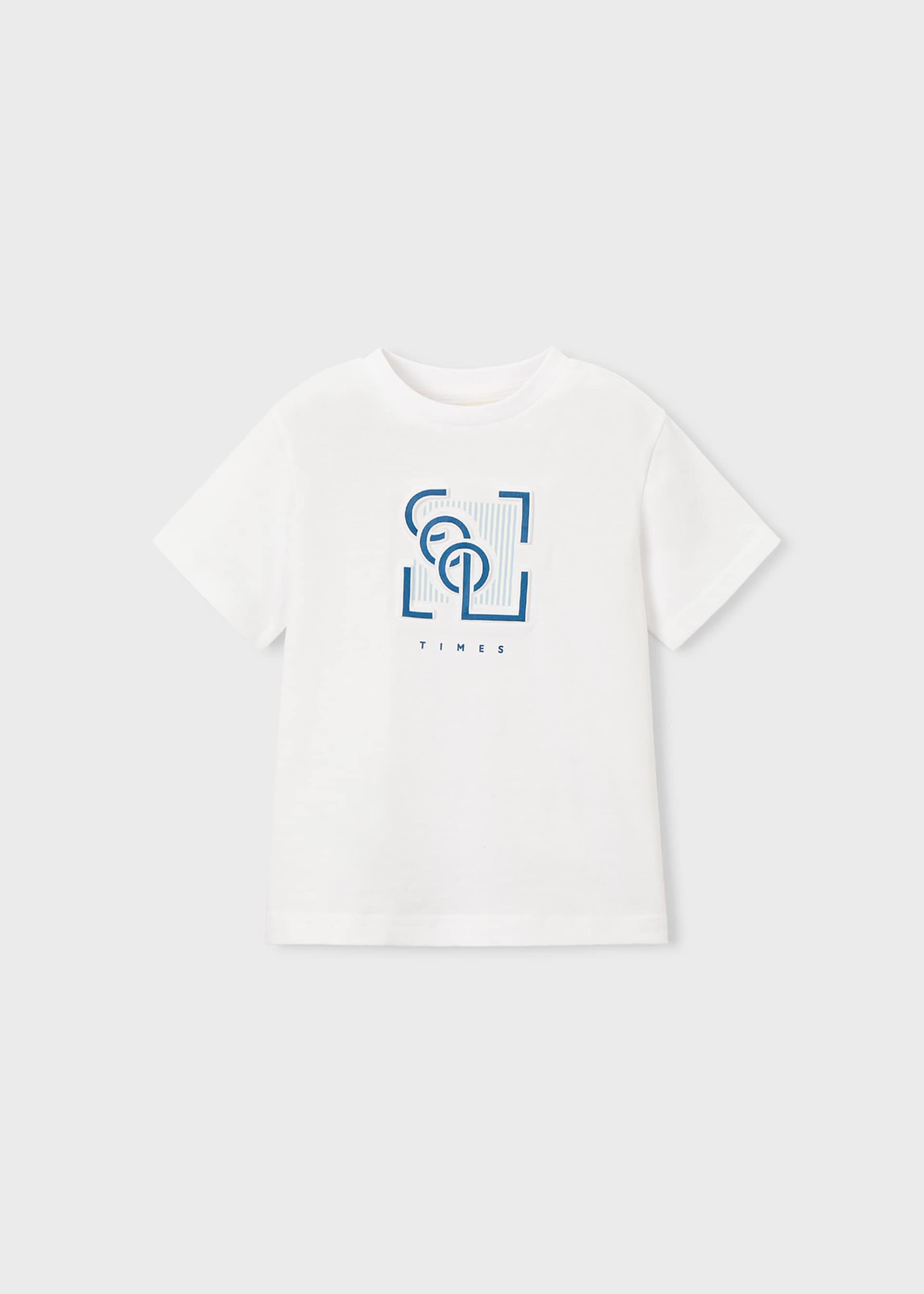 Embossed T-shirt for boys