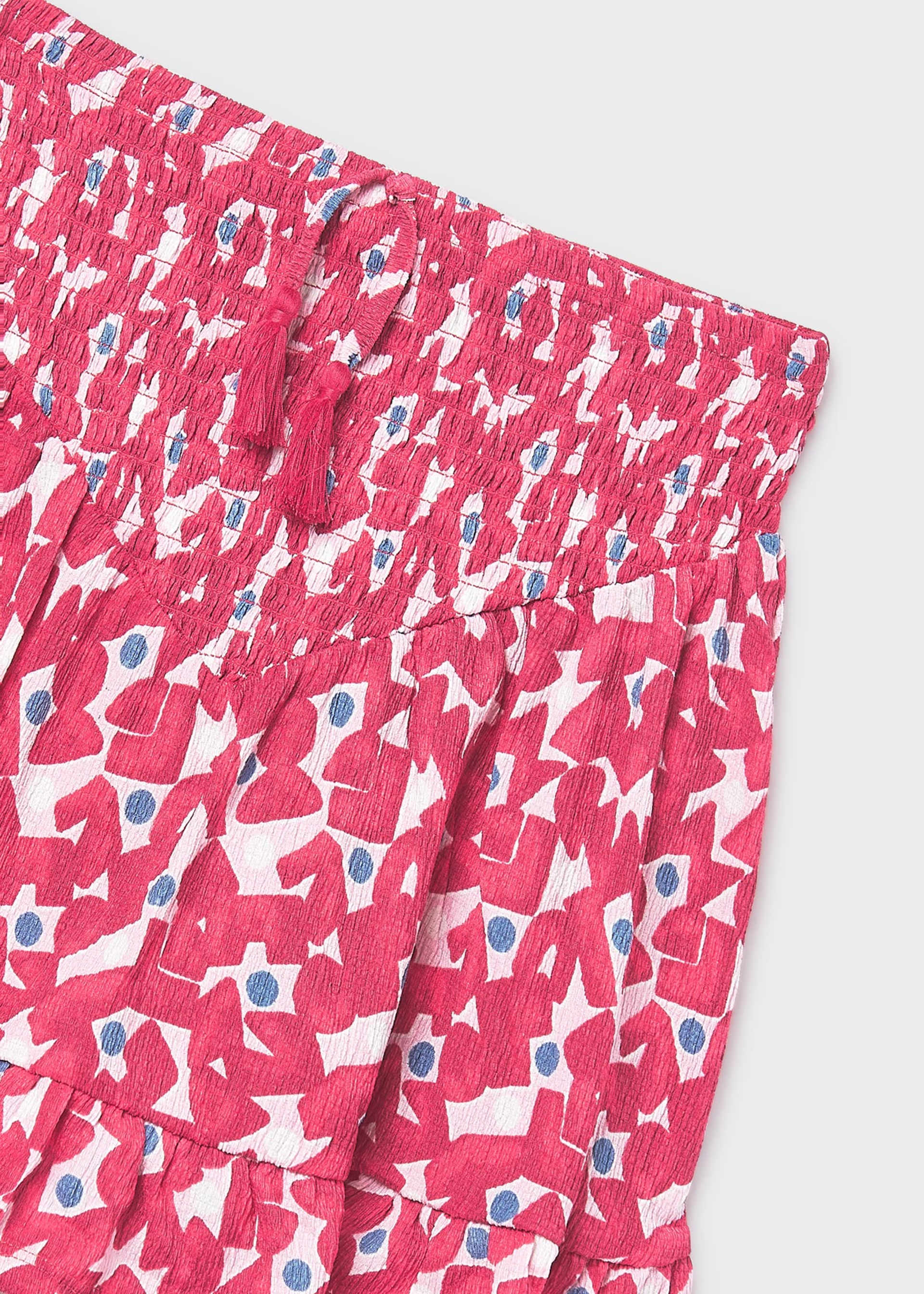 Falda estampada chica