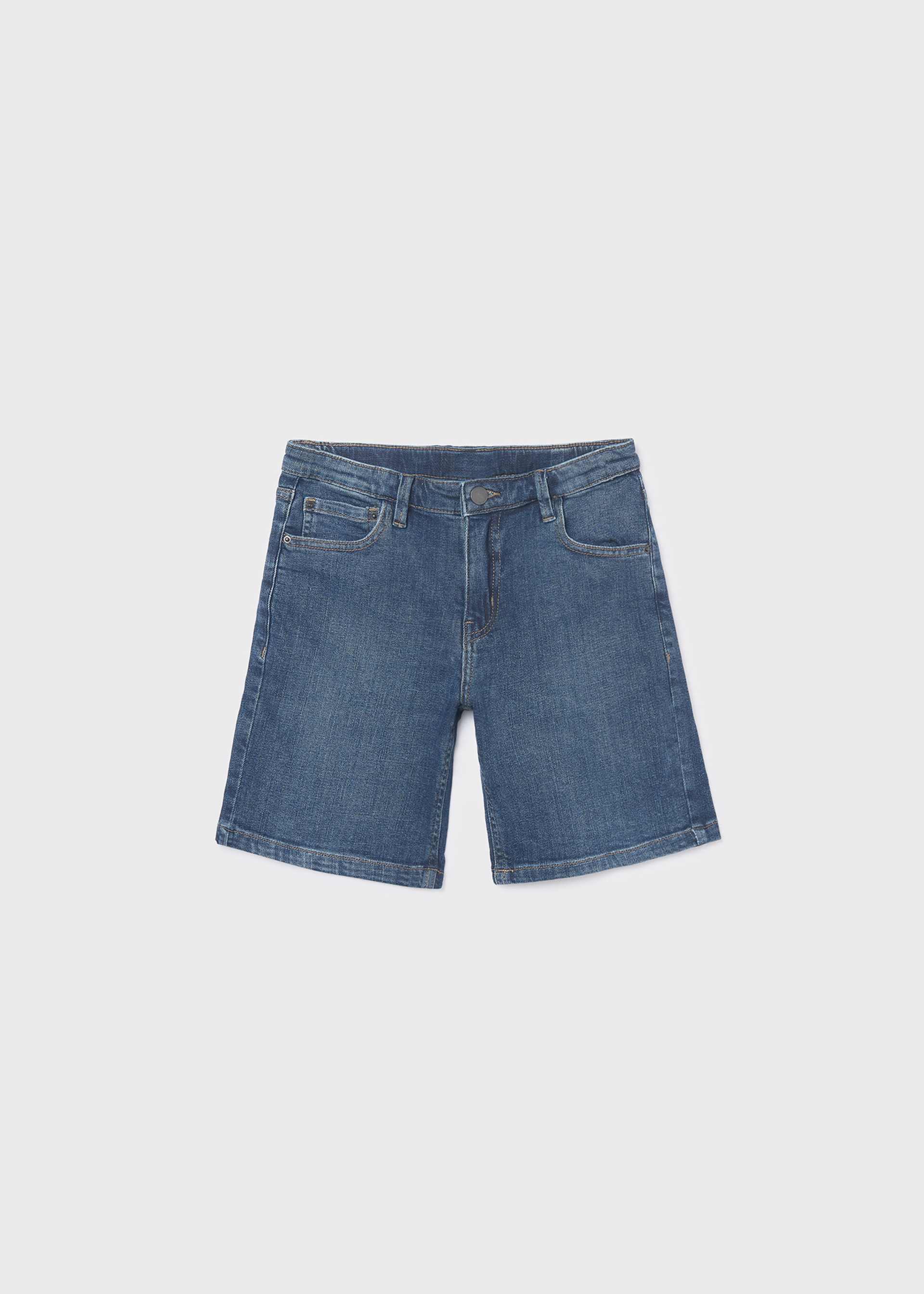 Boys basic bermuda denim shorts