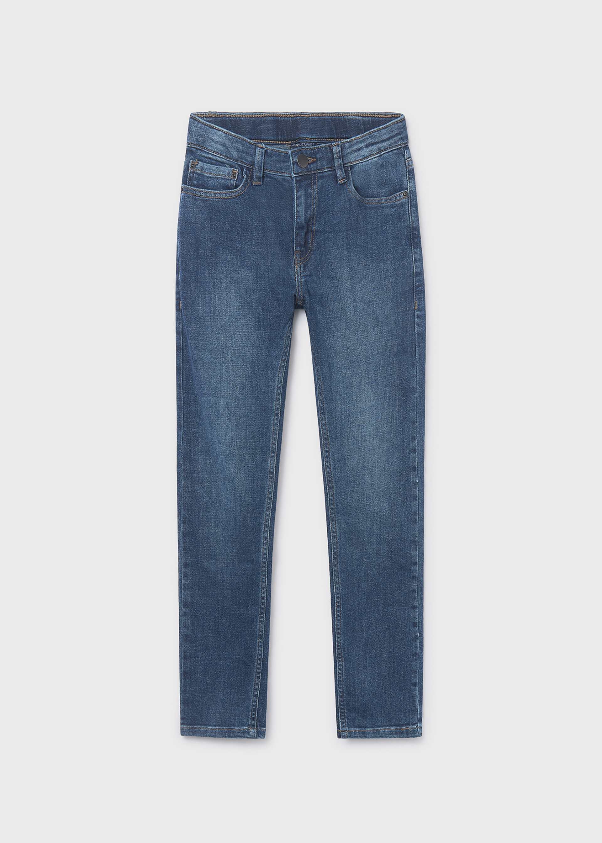 Spodnie jeansowe regular fit basic dla chłopca