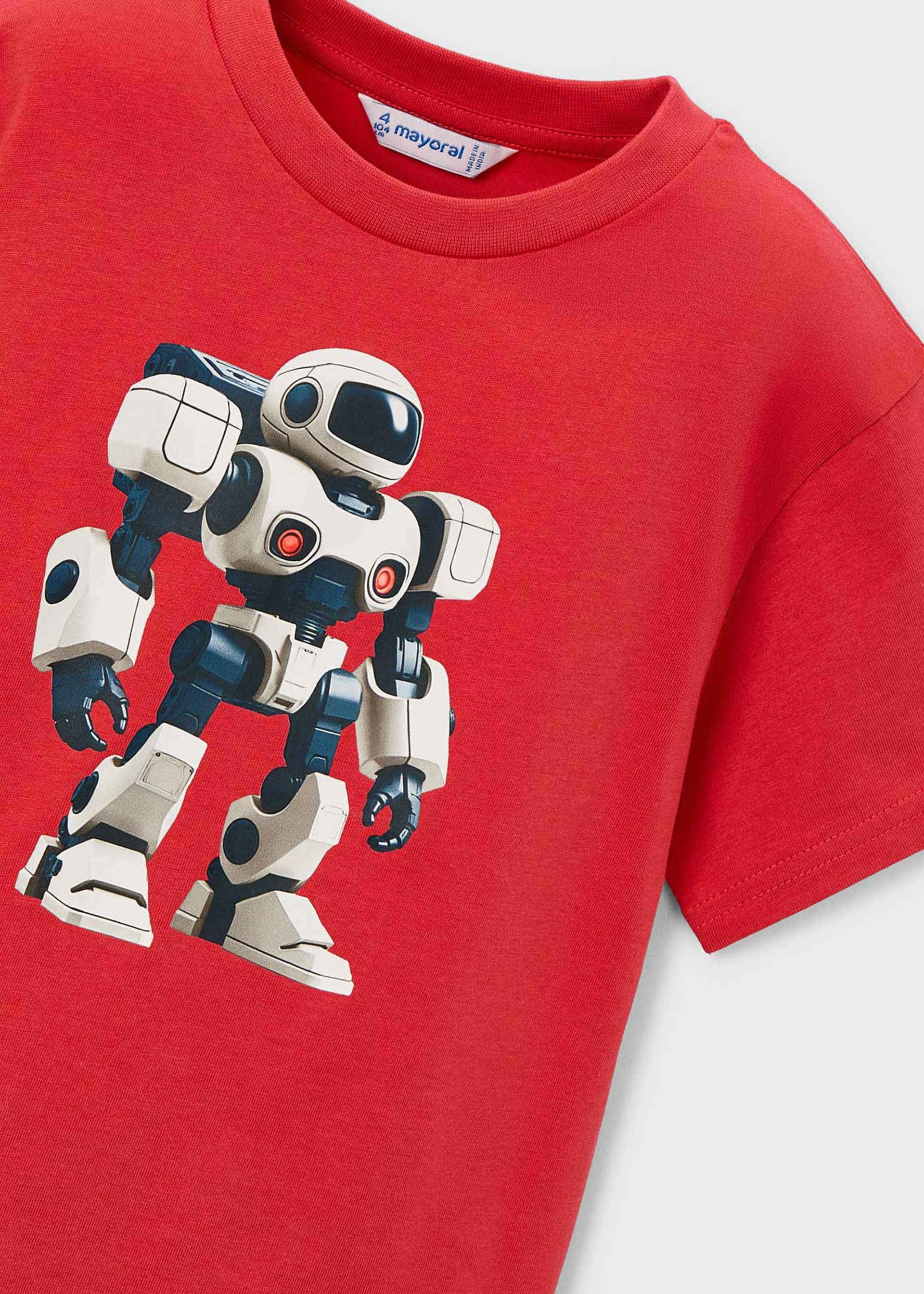 Camiseta robot niño