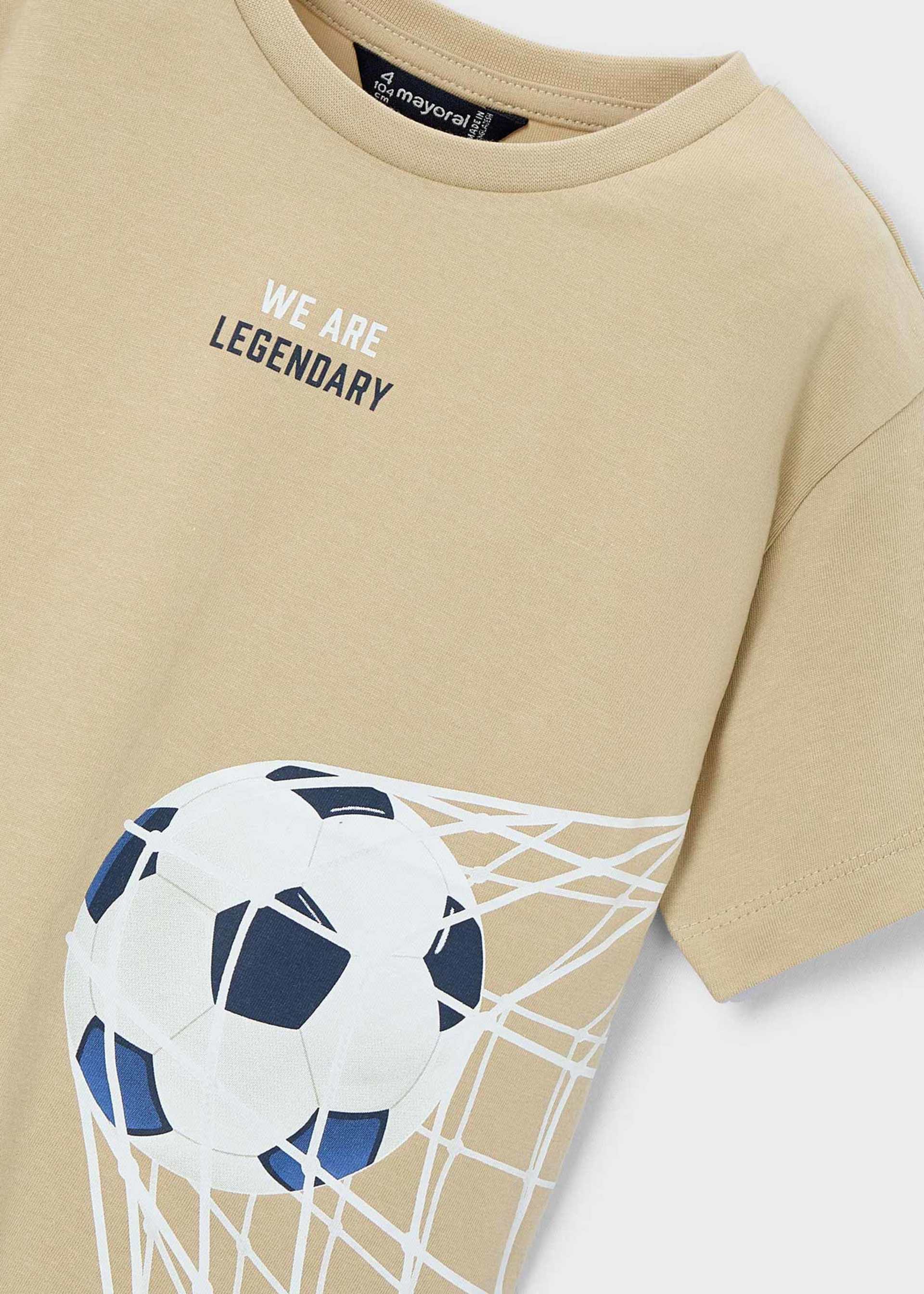 T-shirt futebol menino