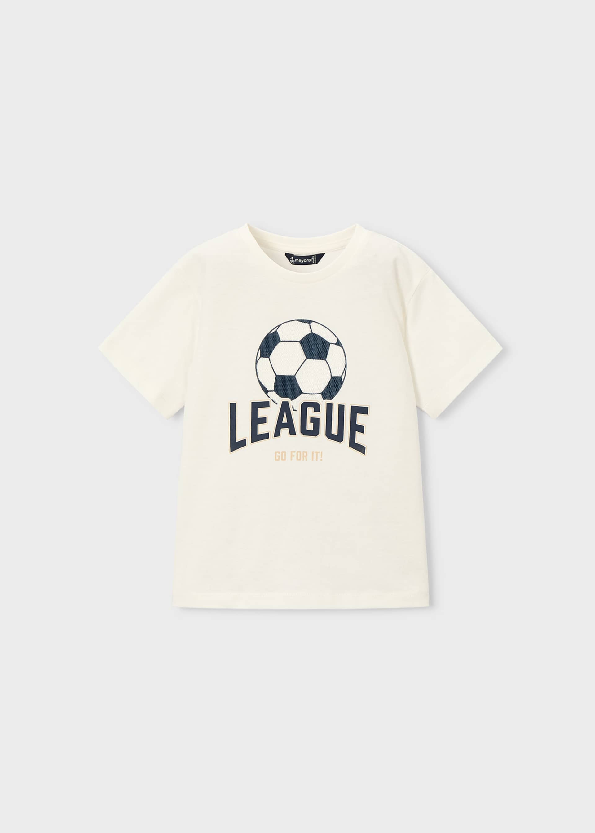 T-Shirt Fußball-Logo Jungen