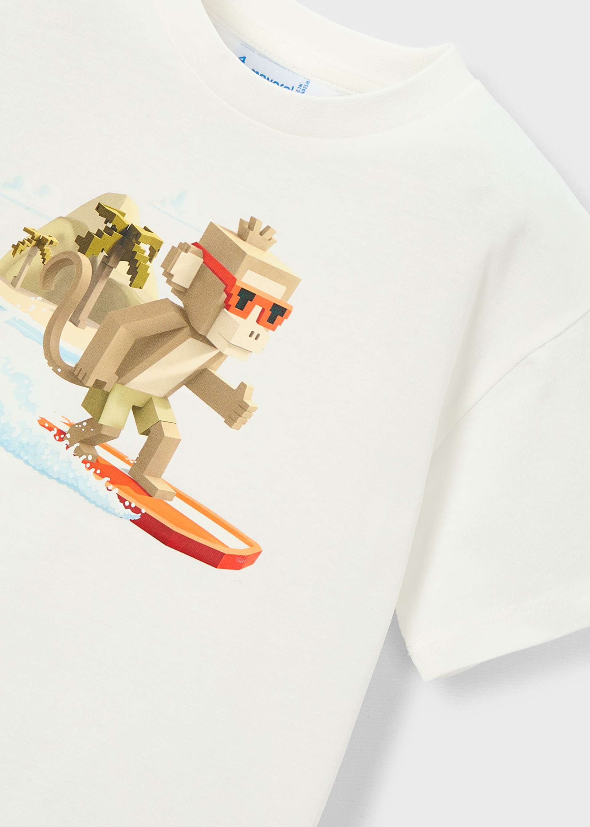 Surf print t-shirt boy