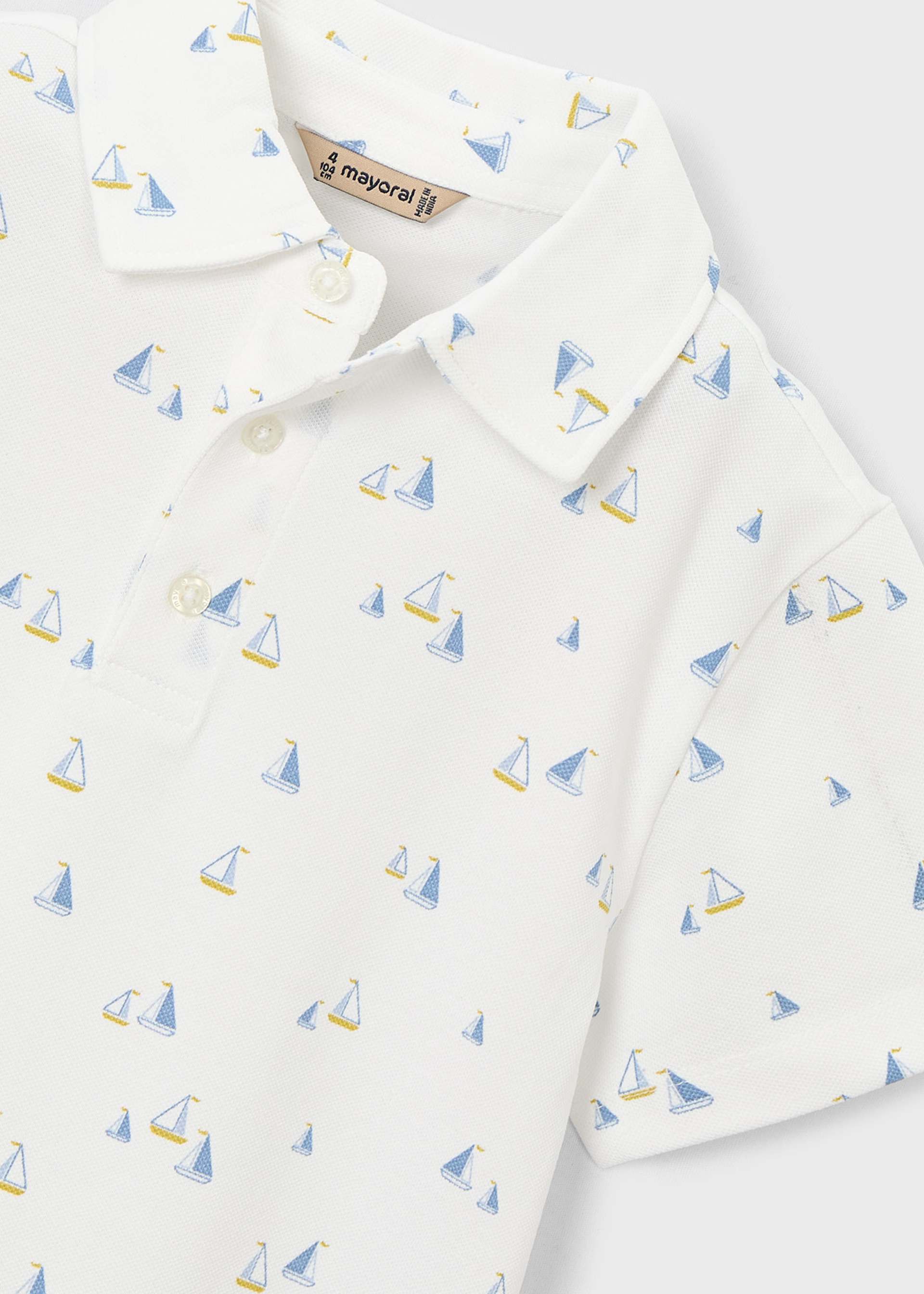 Polo estampado niño