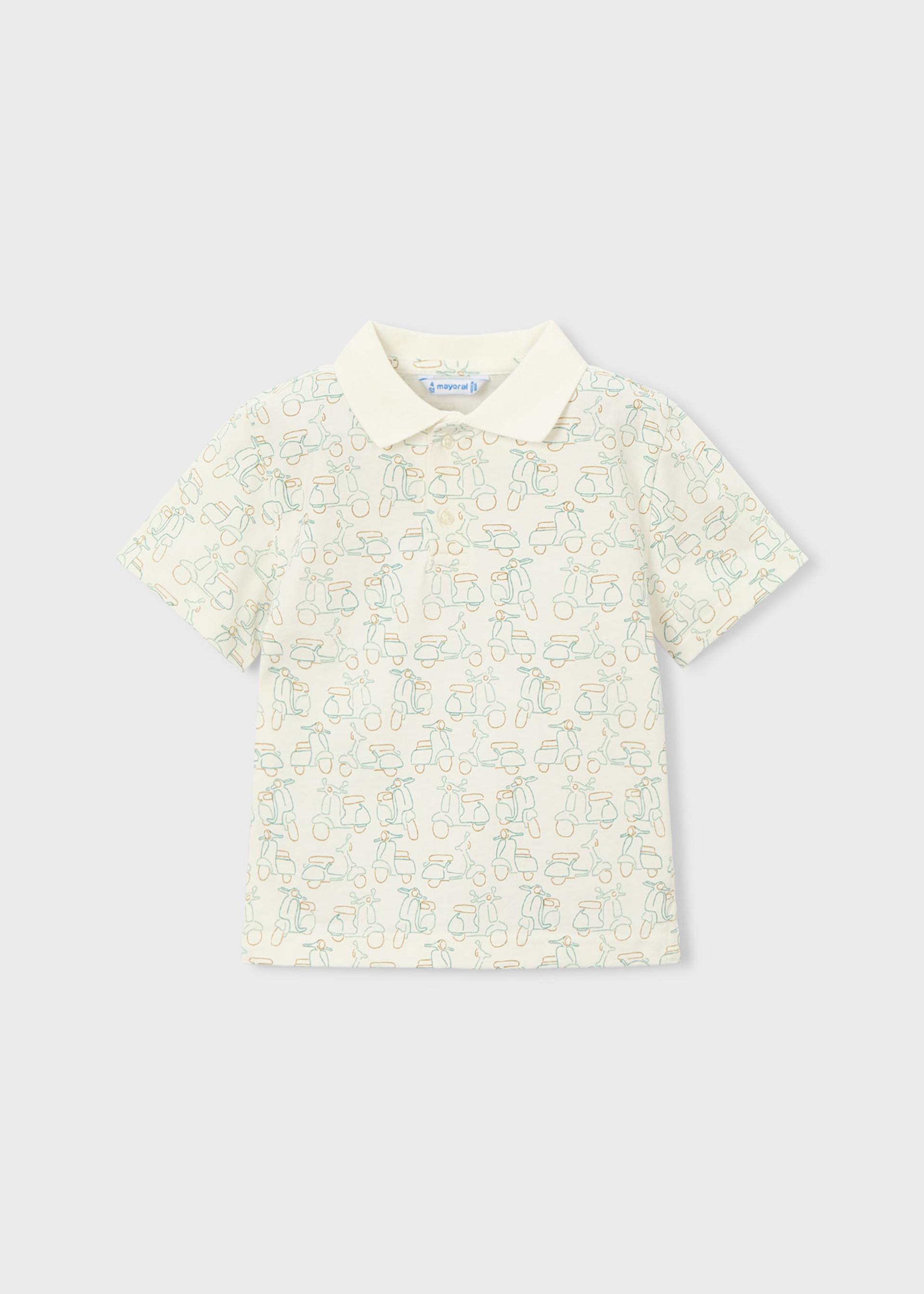 Polo estampado niño