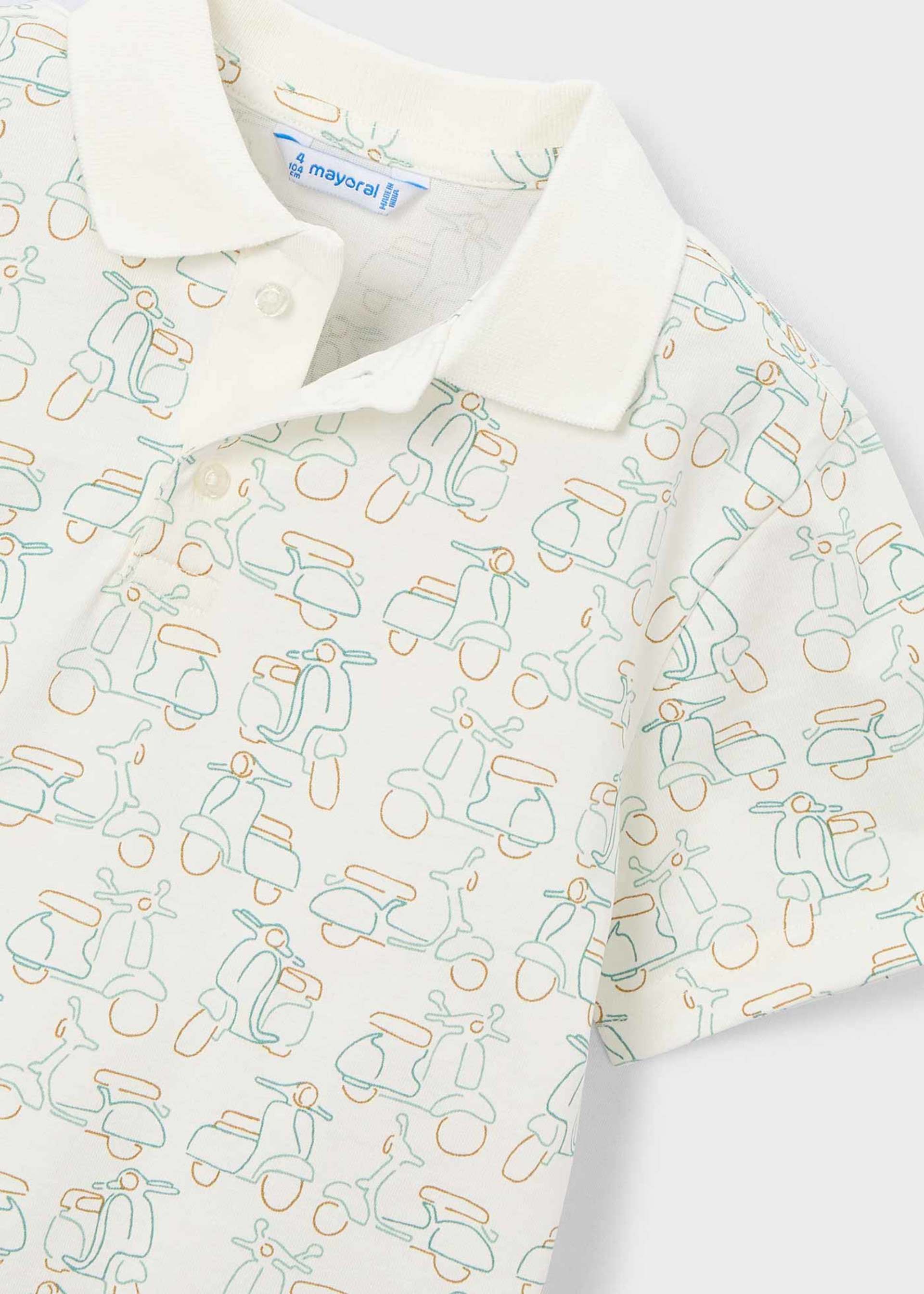 Boy Printed Polo Shirt