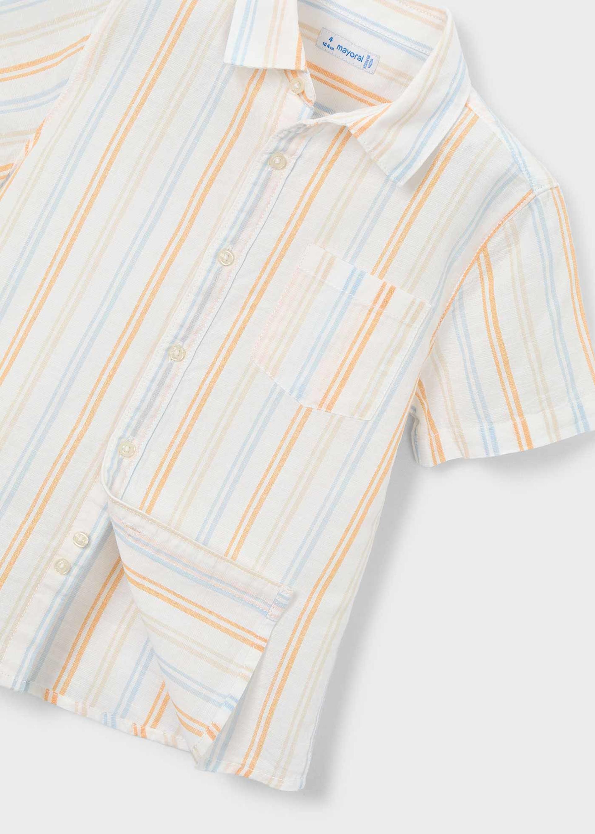 Camisa com linho menino