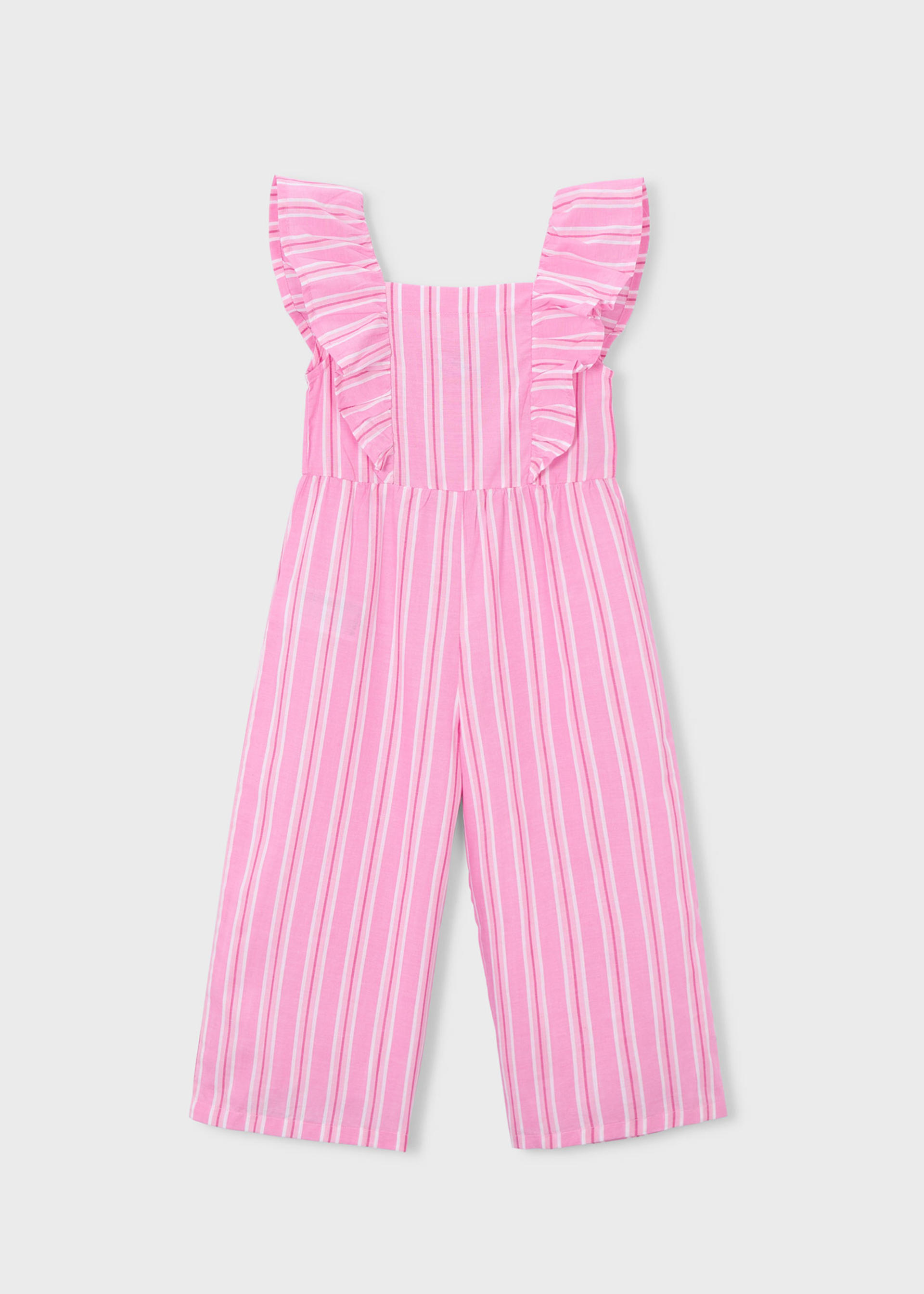 Girl Striped Jumpsuit