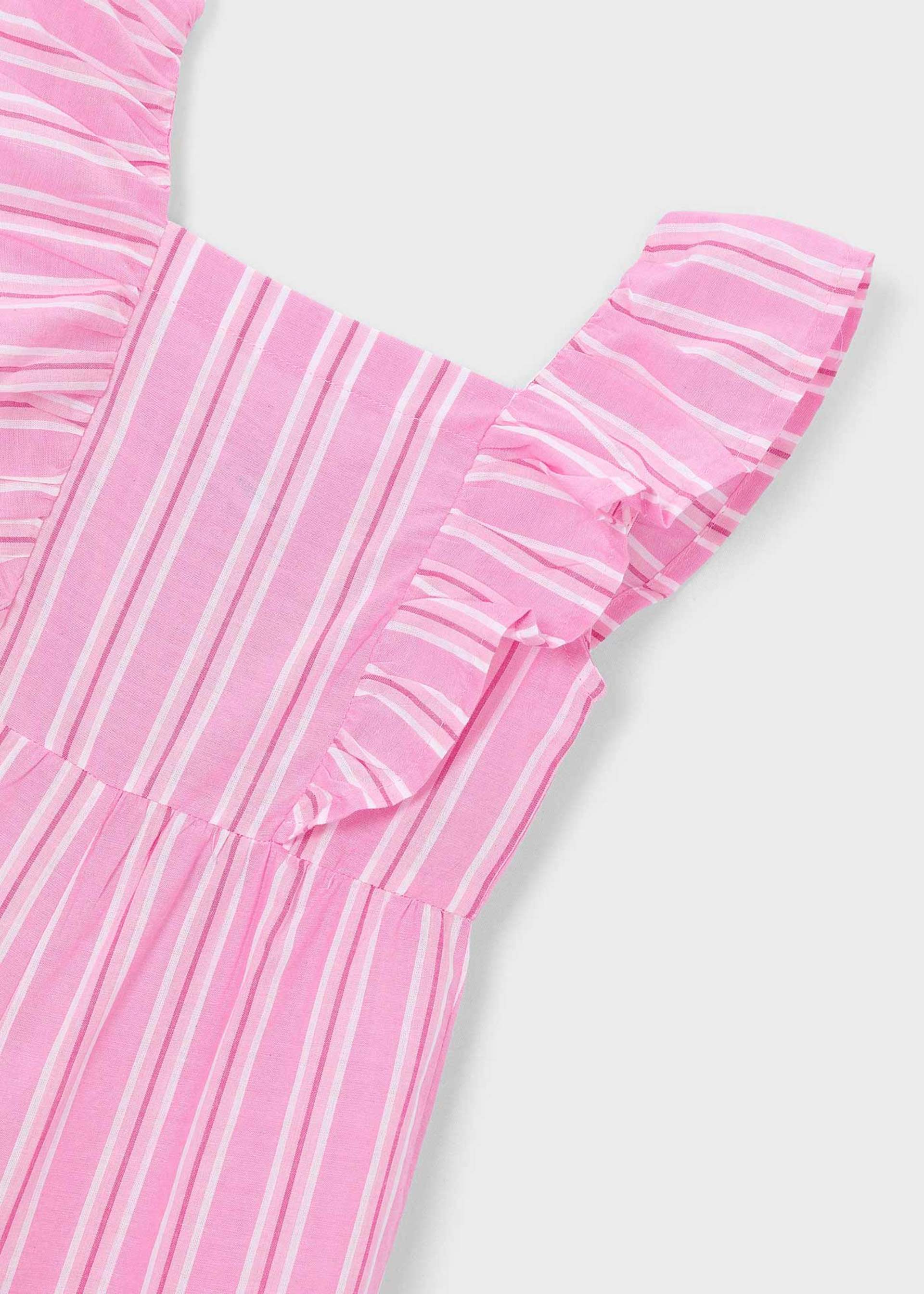 Girl Striped Jumpsuit