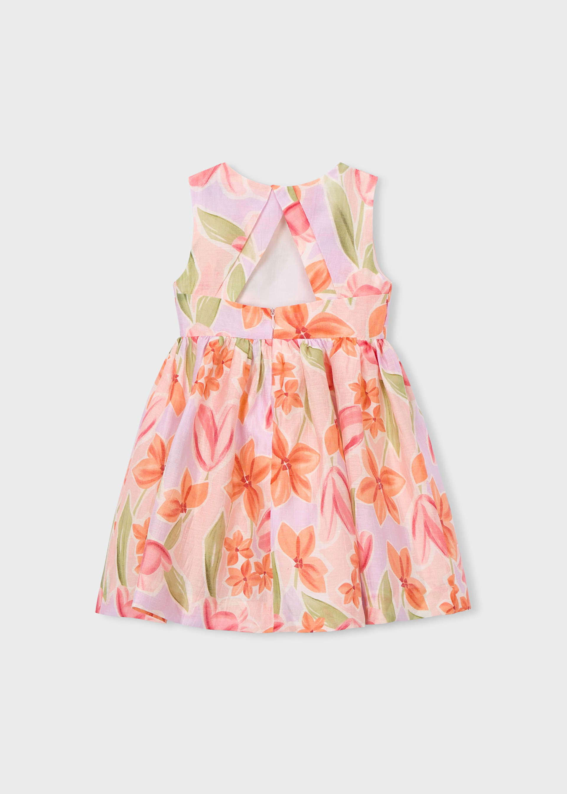 Floral bow dress for girls