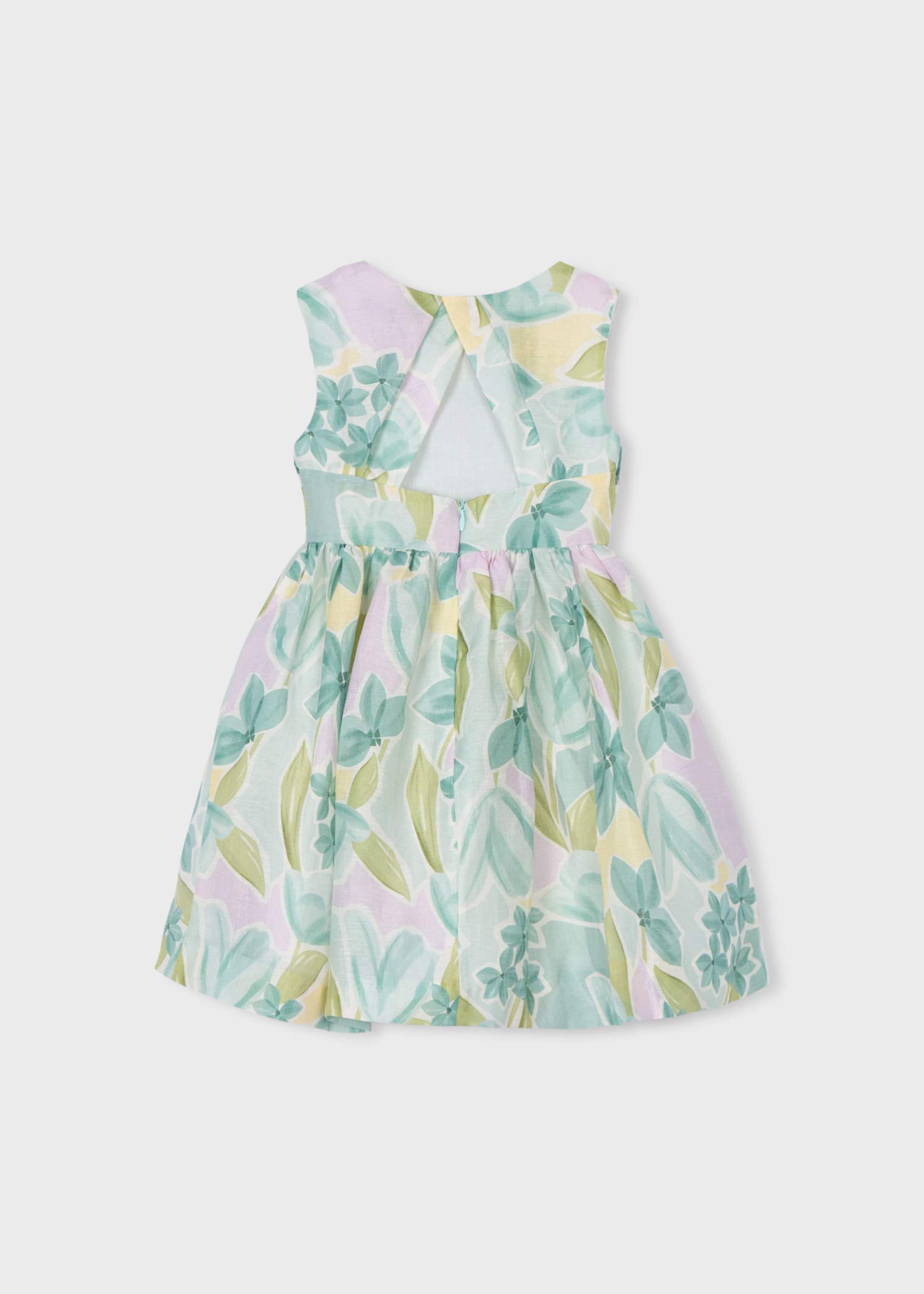 Vestido cerimónia flores menina