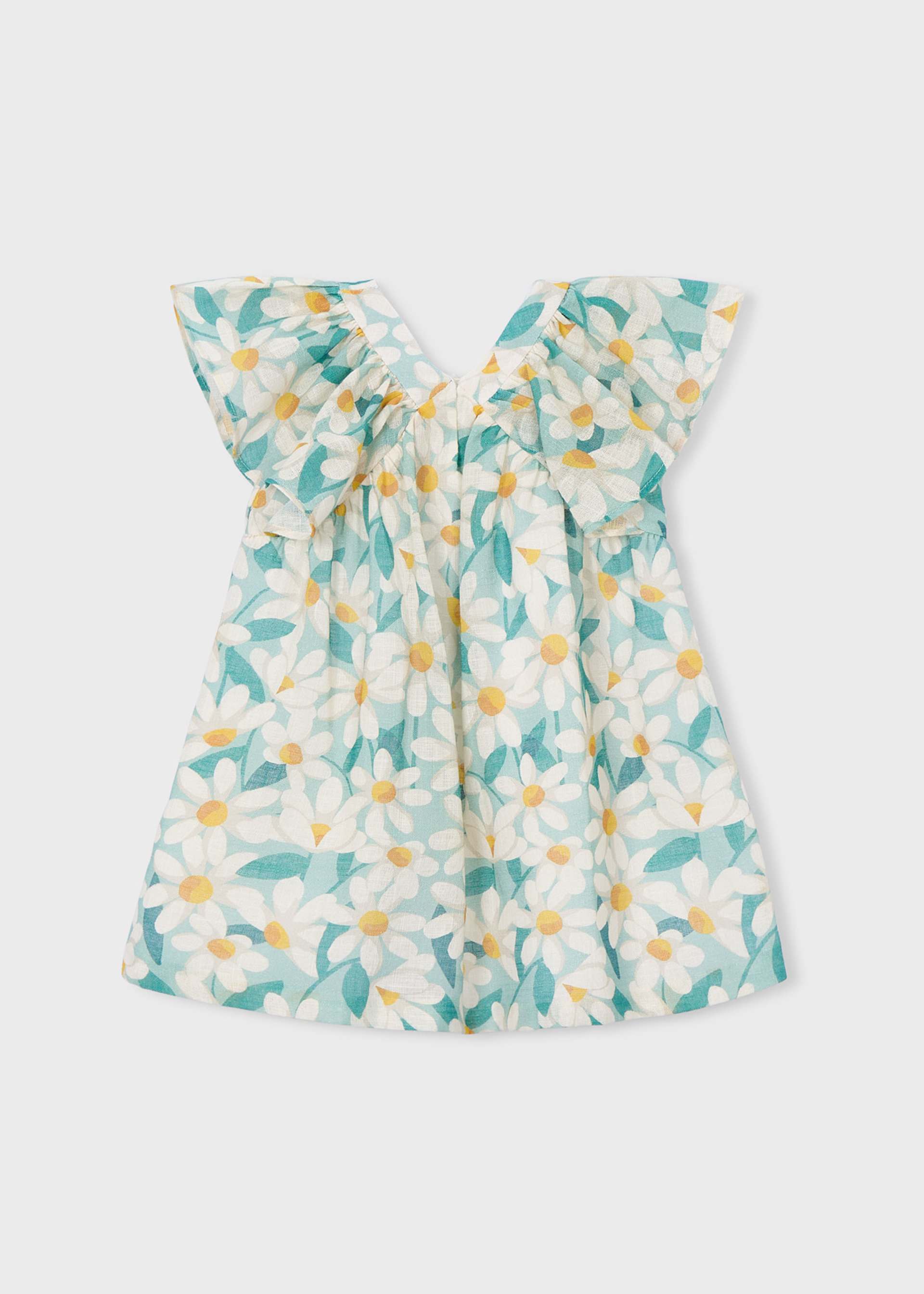 Robe cérémonie imprimé floral fille