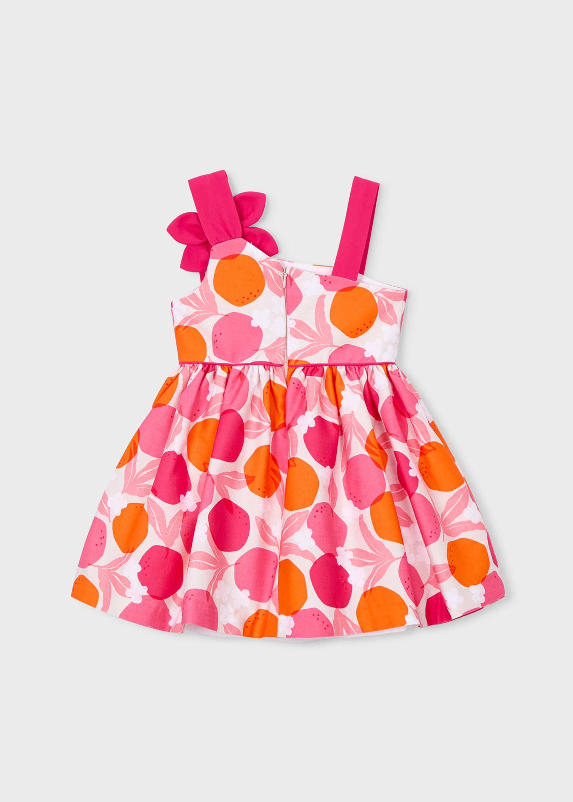 Vestido cerimónia assimétrico menina