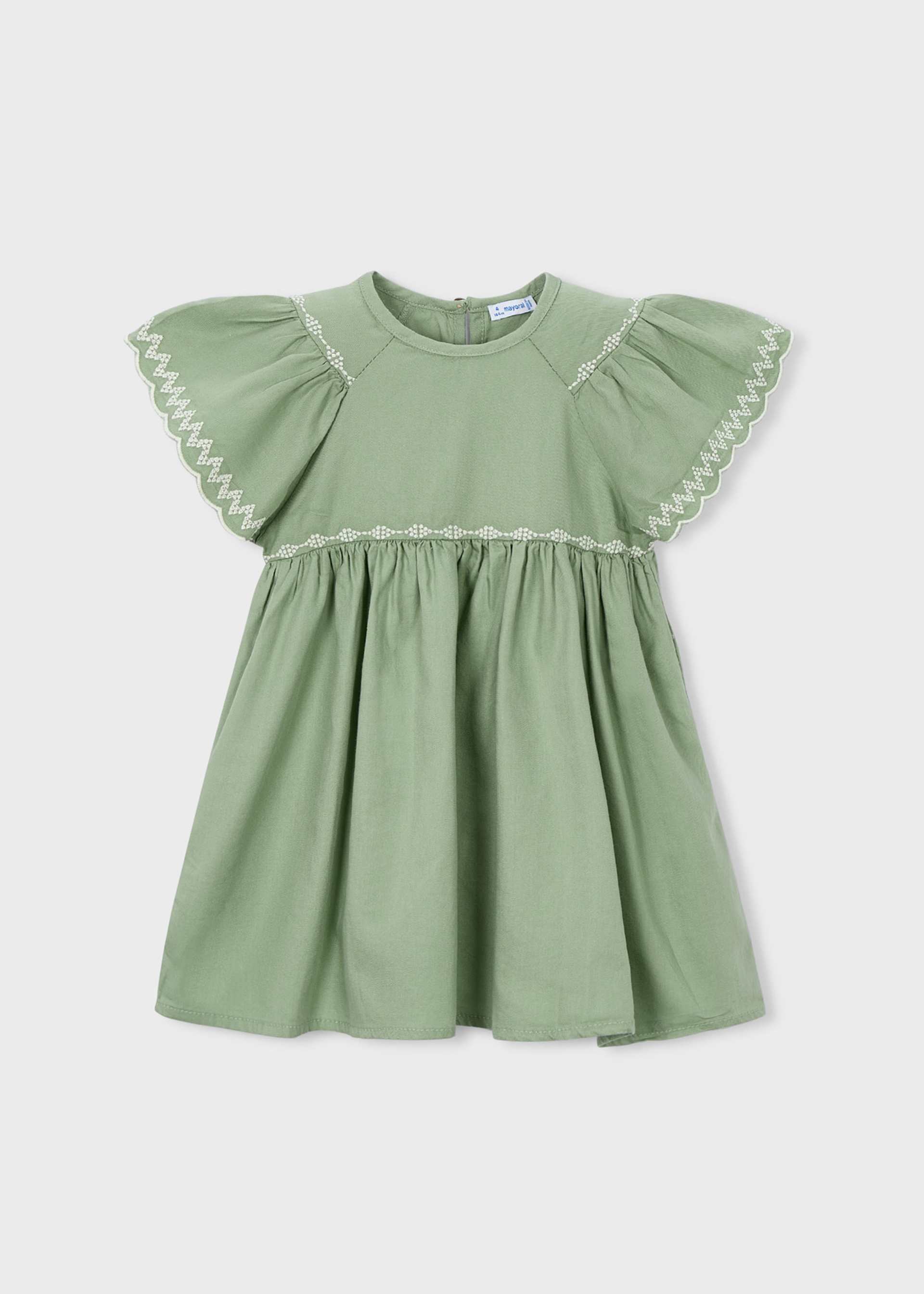 Robe détails brodés fille