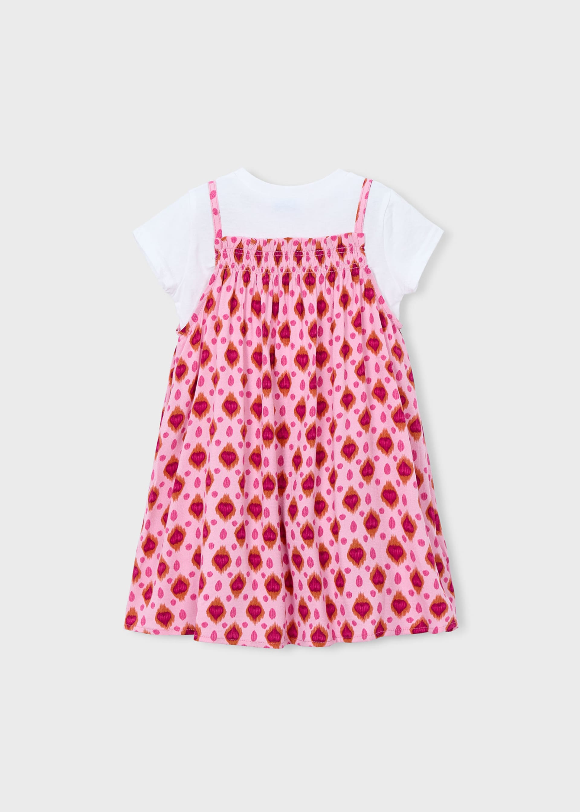 Kleid kombiniert gemustert Mädchen