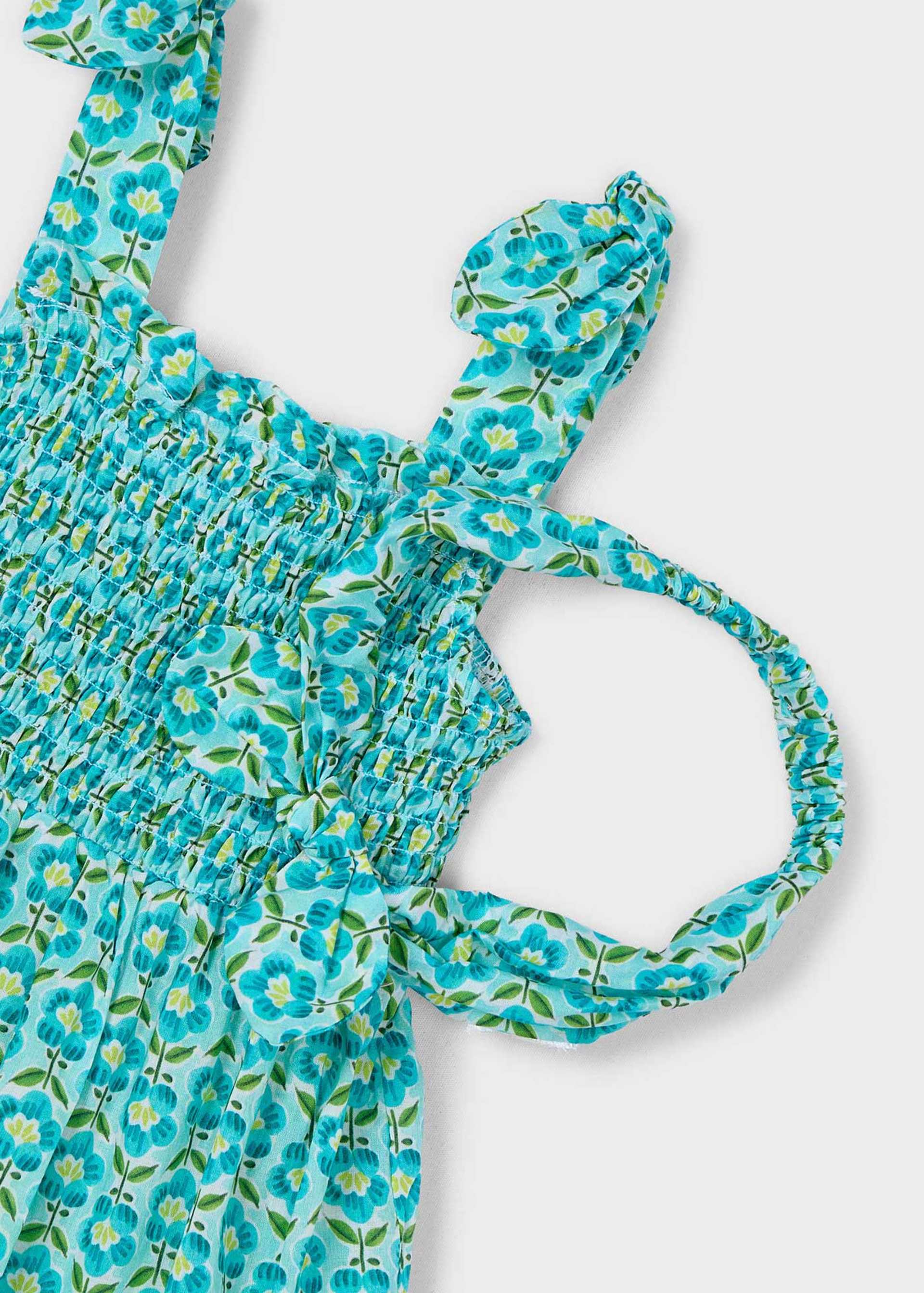 Robe imprimée avec serre-tête fille