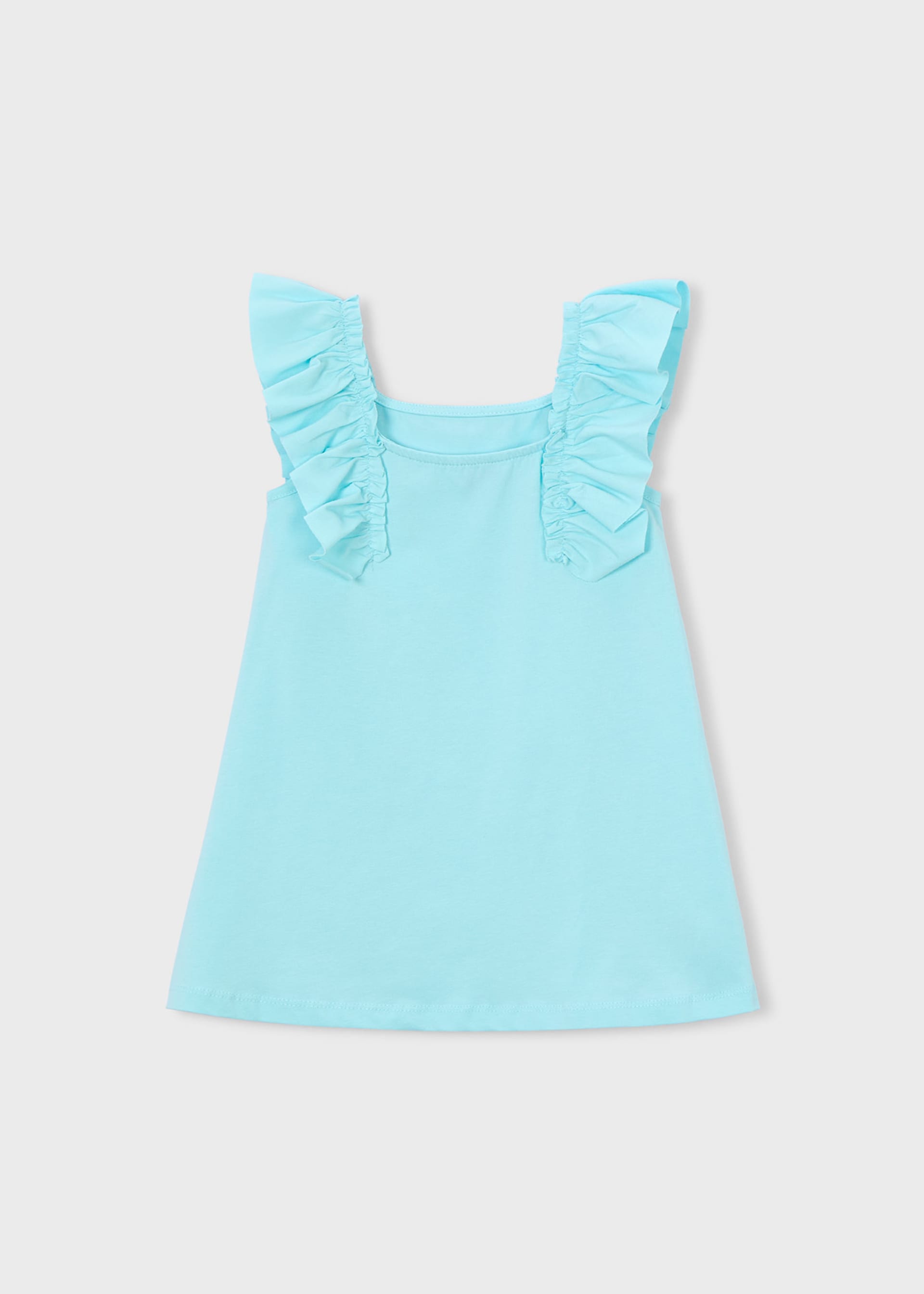 Vestito punto volant bambina