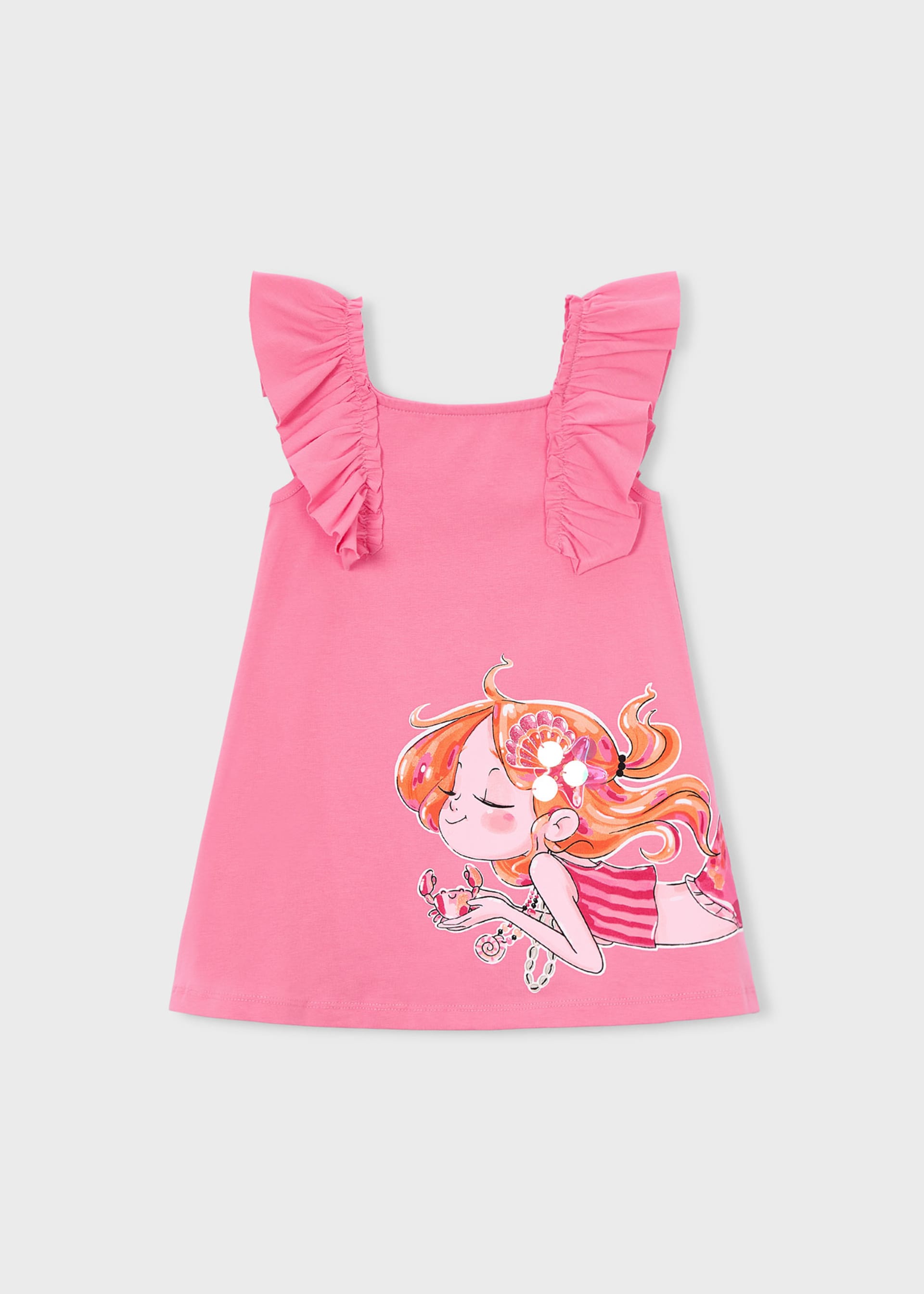 Kleid mit Rüschendetail Mädchen