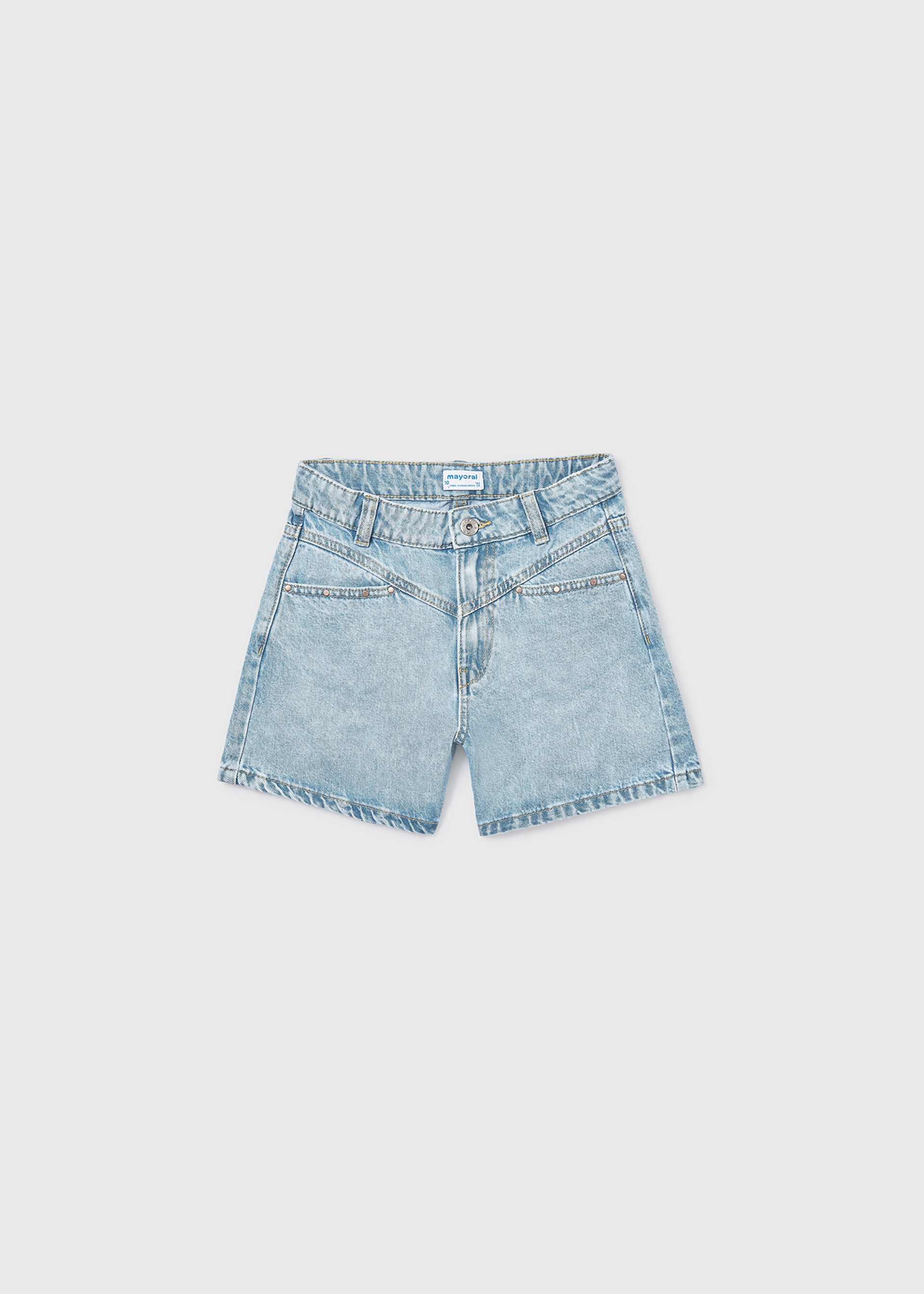 Short en denim fille