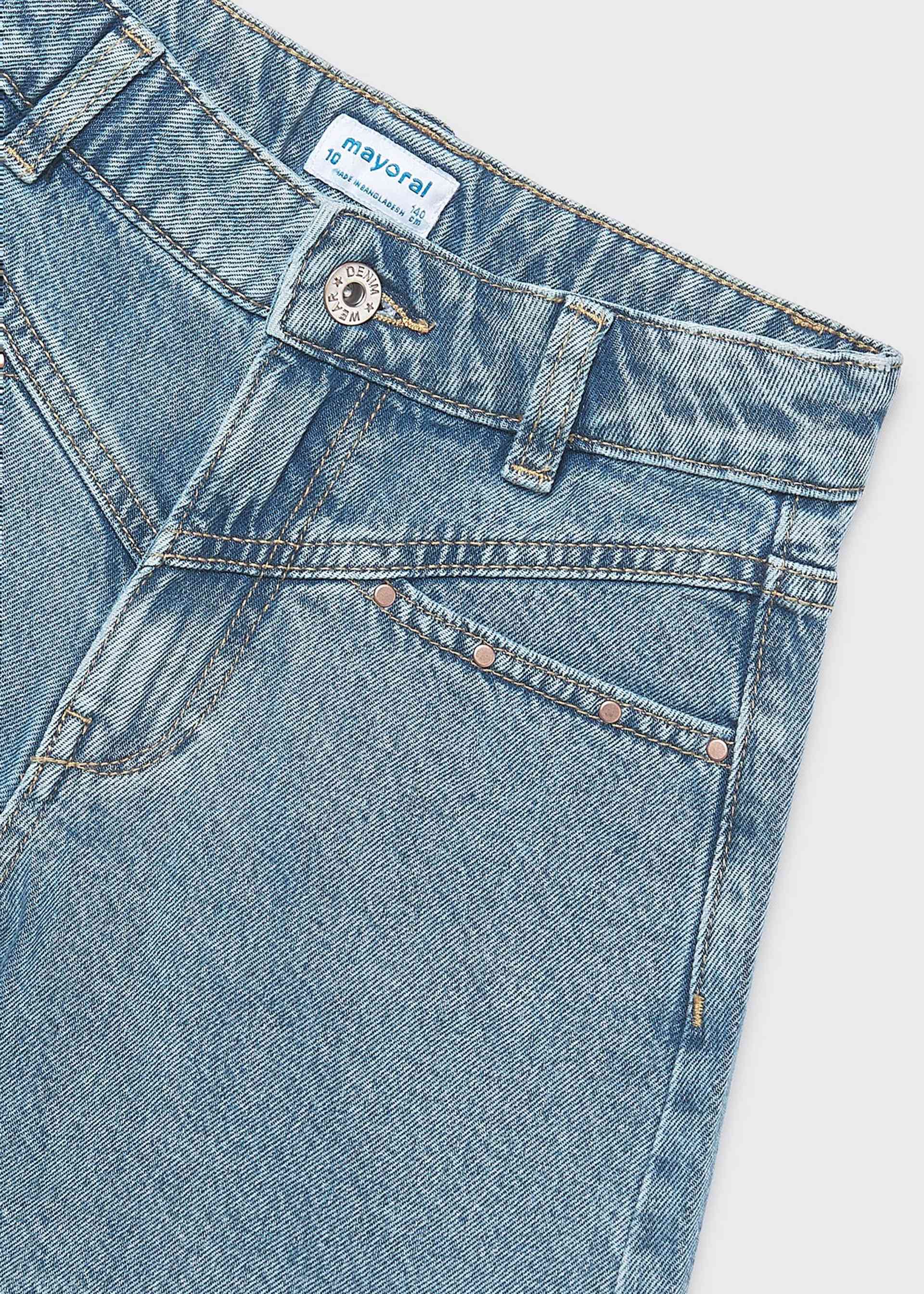 Krótkie spodnie jeansowe dla dziewczynki Krótkie spodnie jeansowe dla dziewczynki