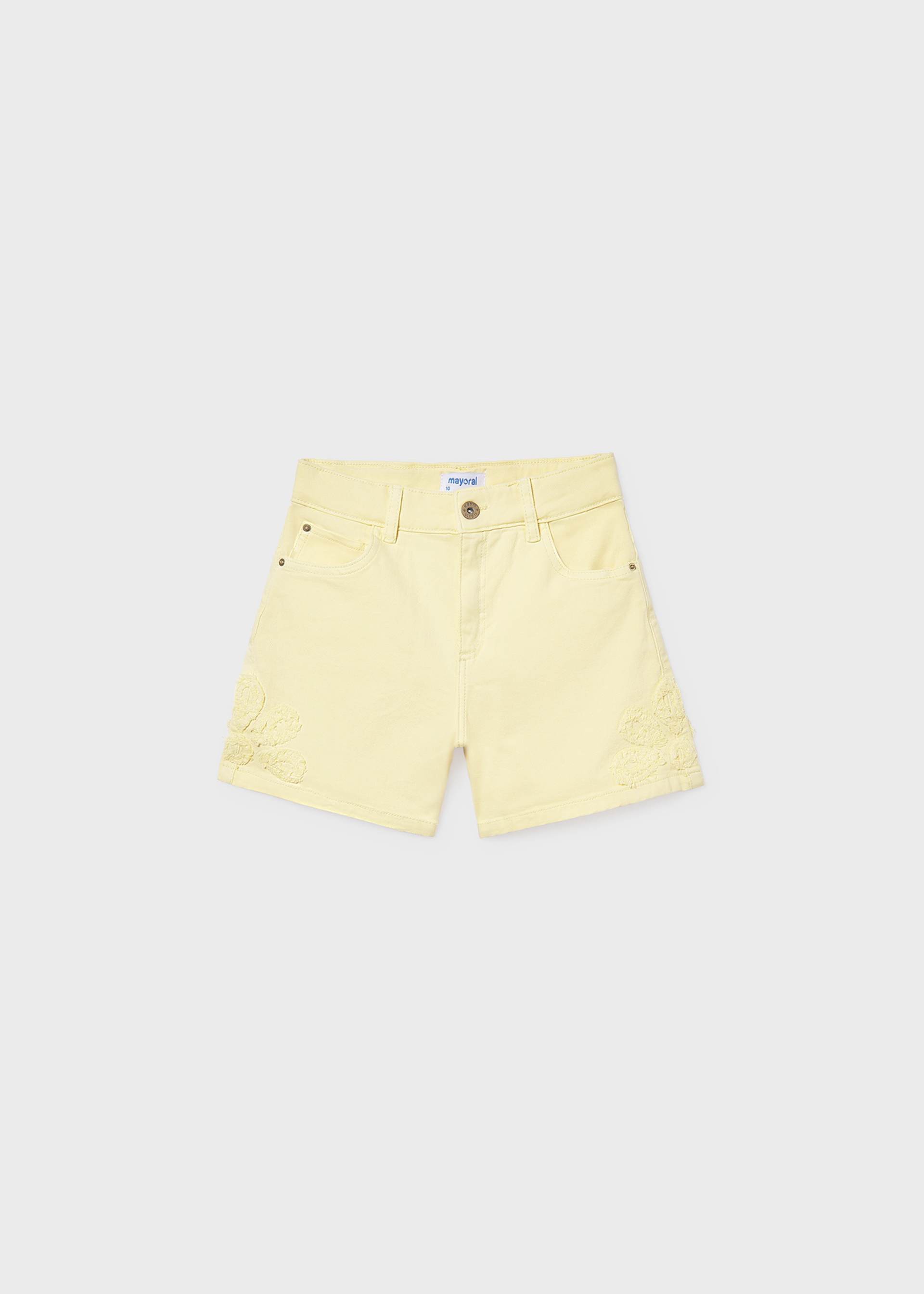 Girls' twill shorts