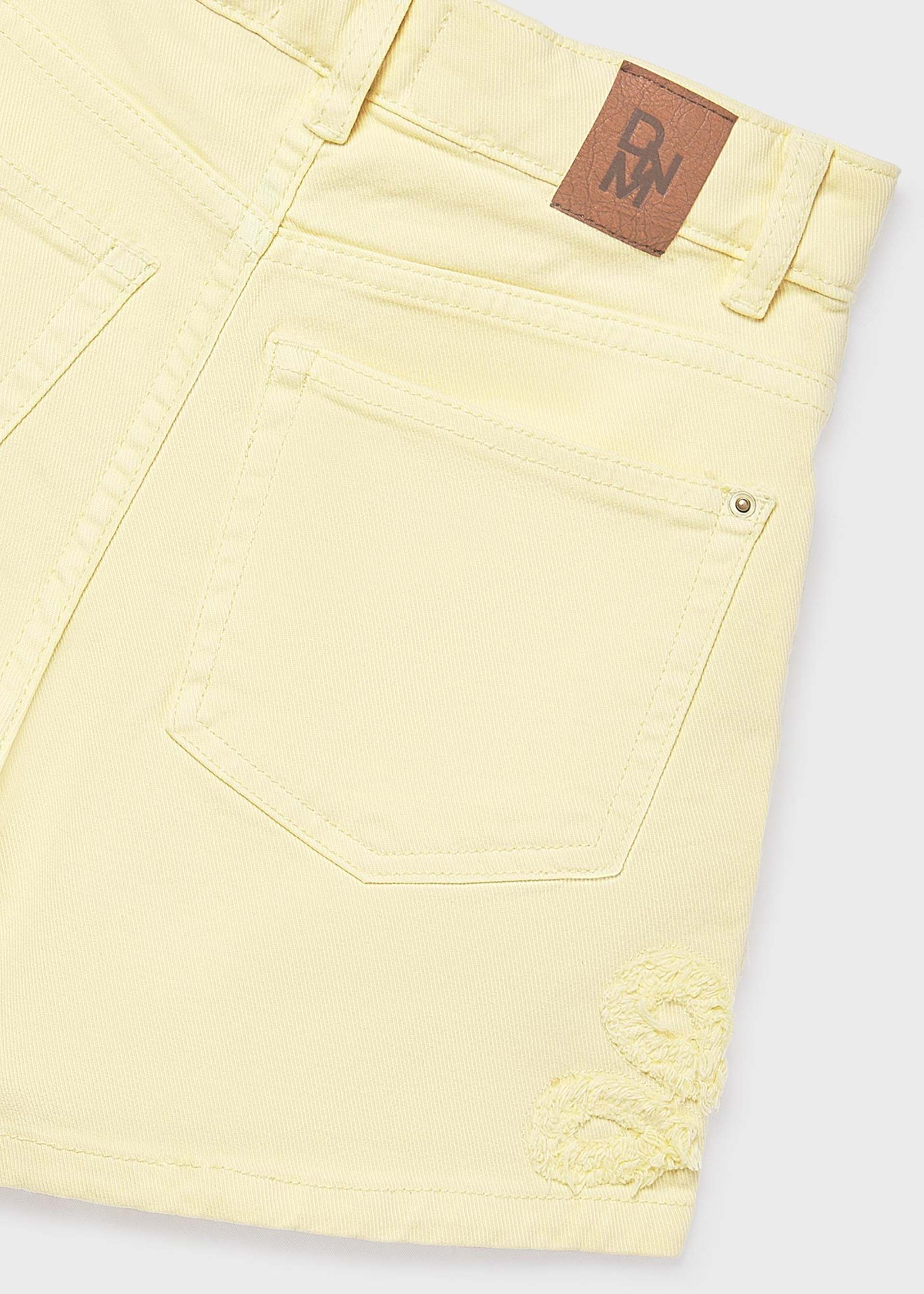 Short en sergé fille