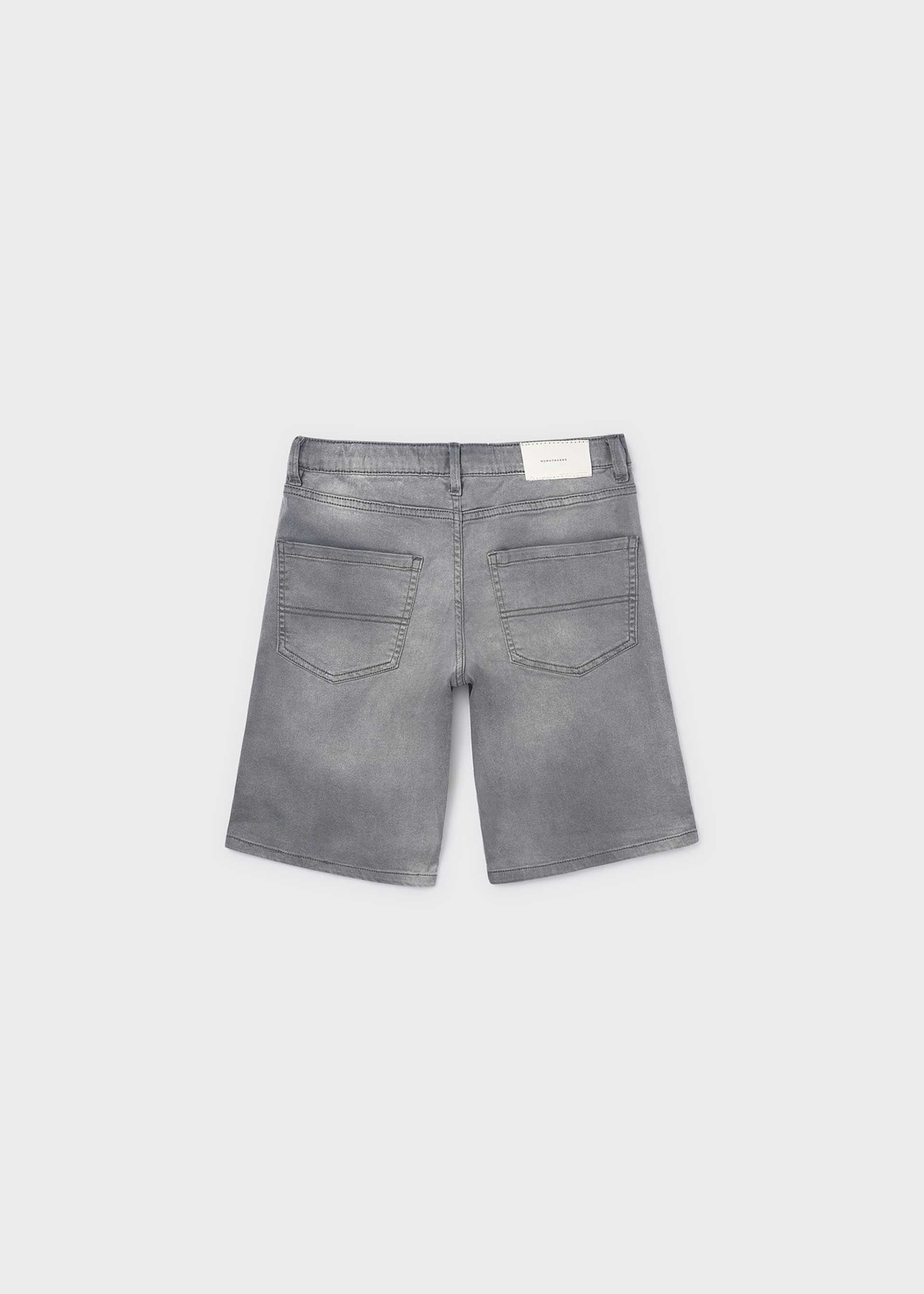 Bermuda en denim long fit garçon