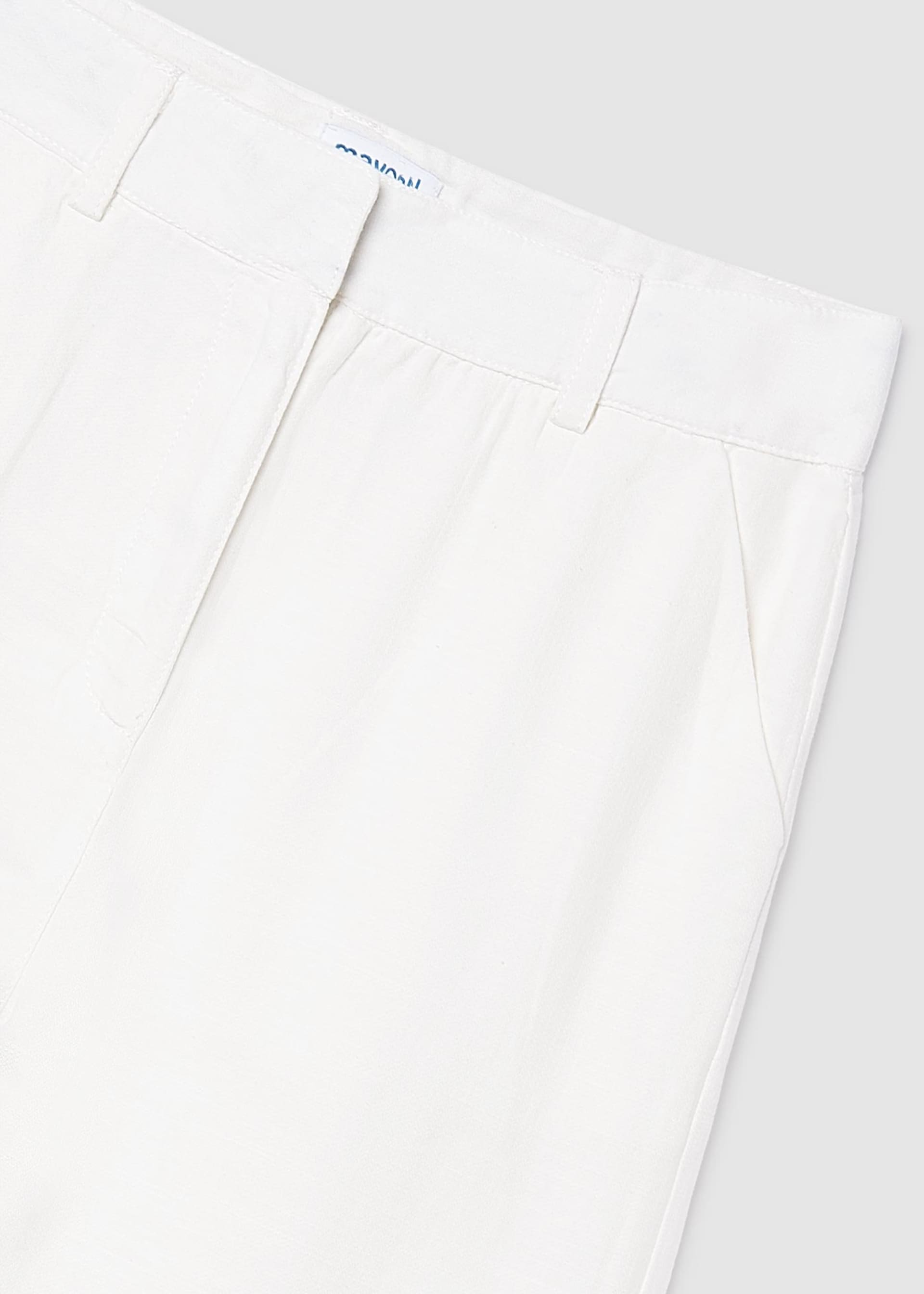 Pantalon avec bordure brodée fille