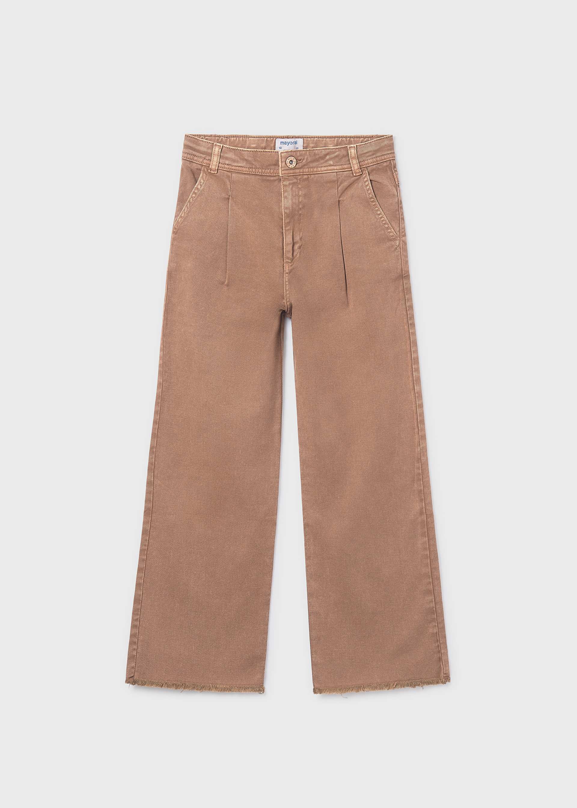 Lange Twill-Hose Teenager Mädchen