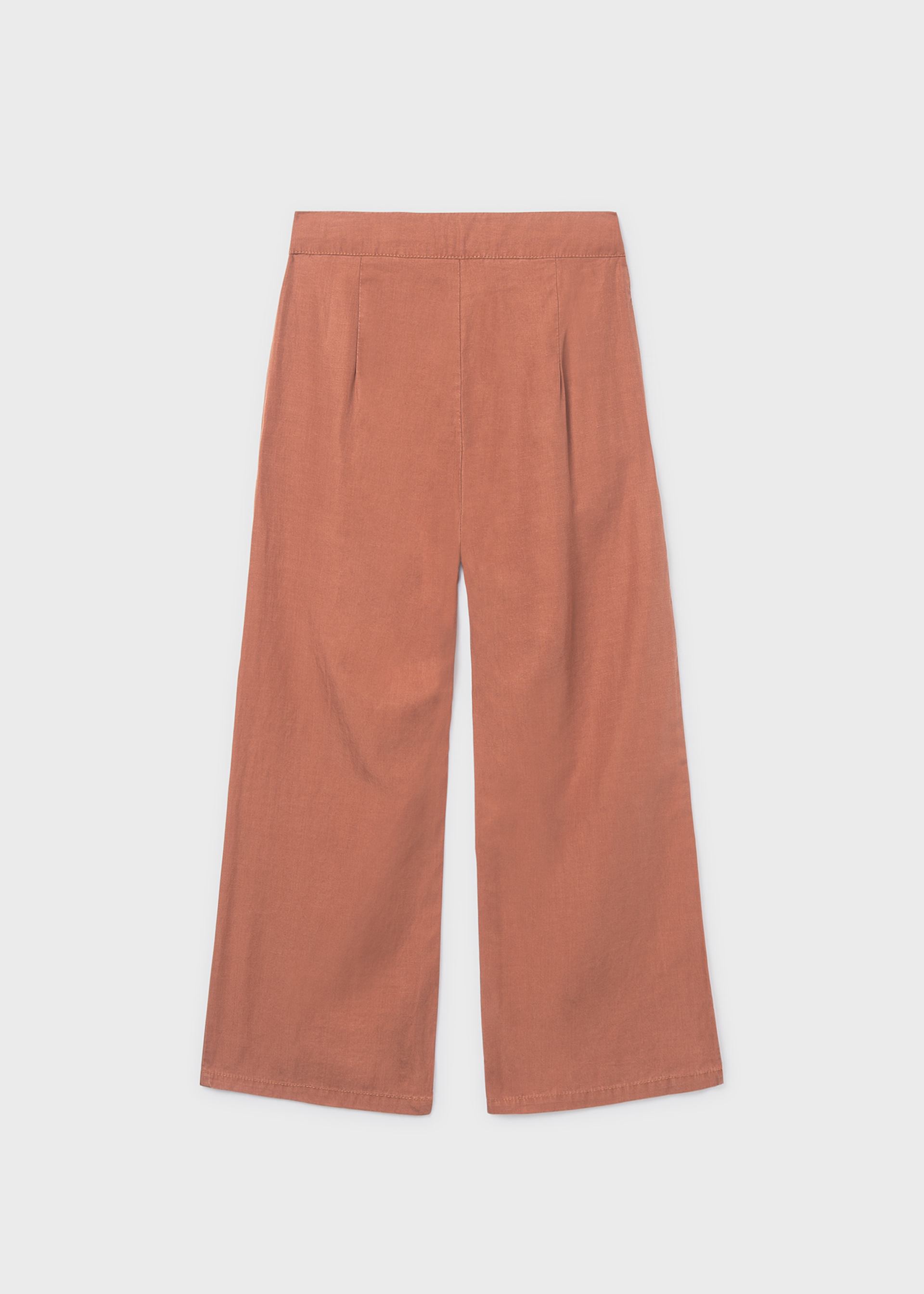 Girls' long pants with buckles
