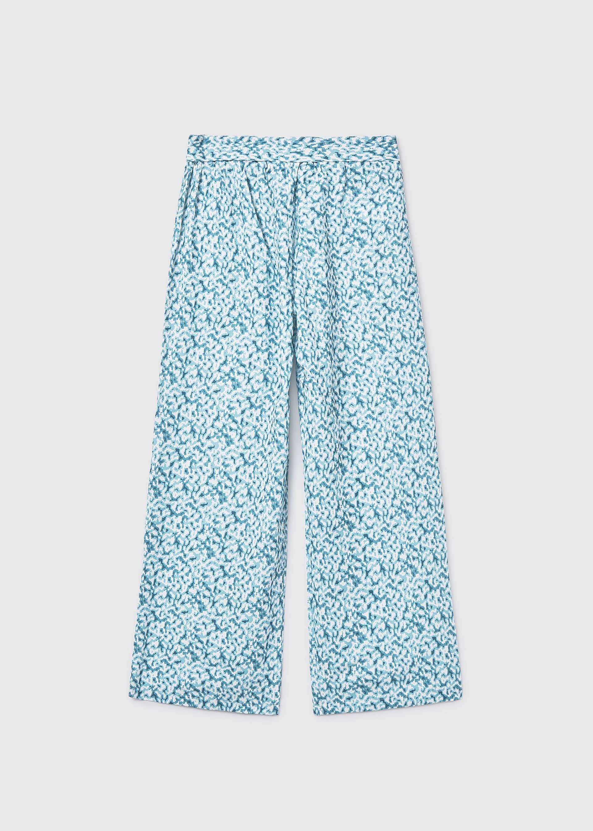 Pantalón largo estampado chica