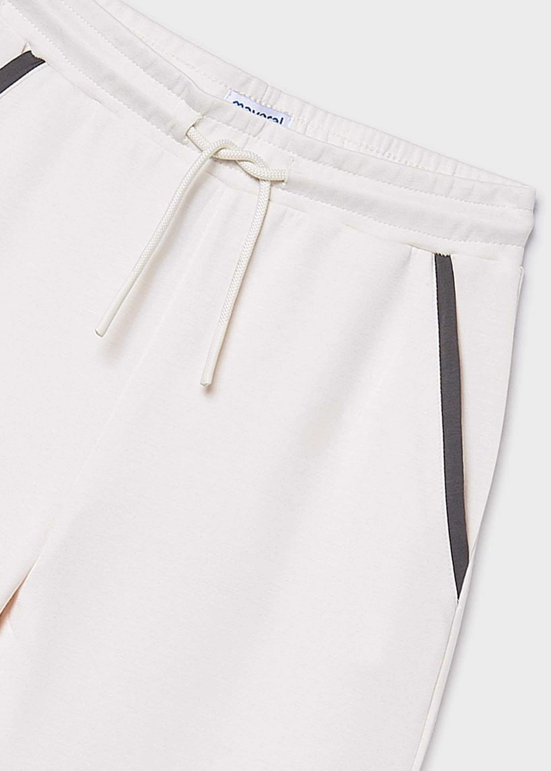 Girls' long knitted trousers