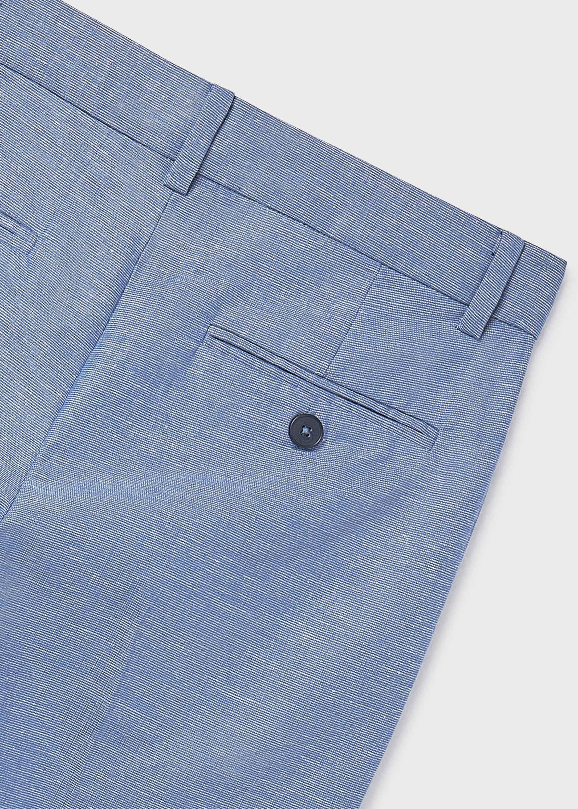 Lange Hose mit Leinenanteil Teenager Jungen