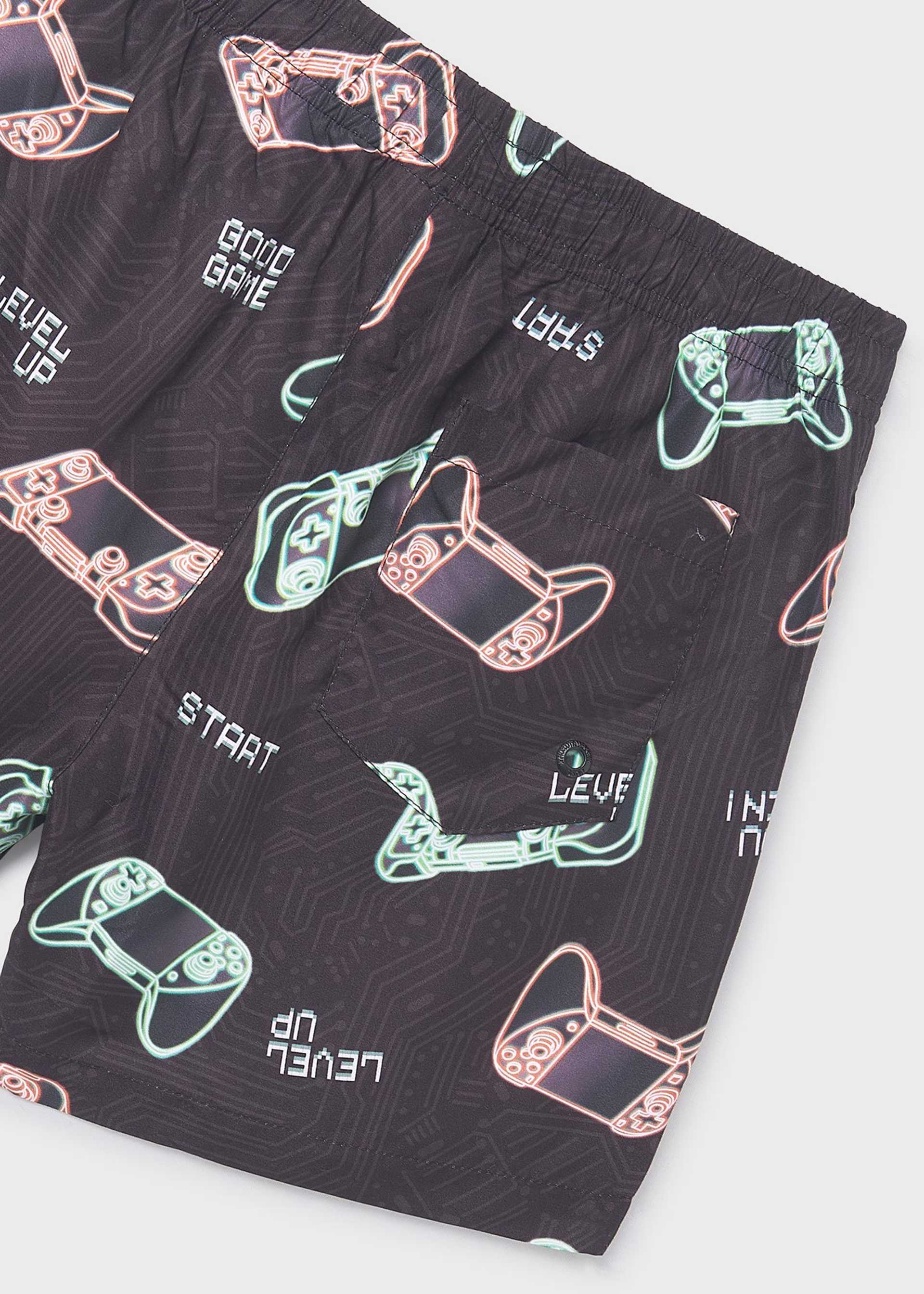 Boy Printed Swim Shorts